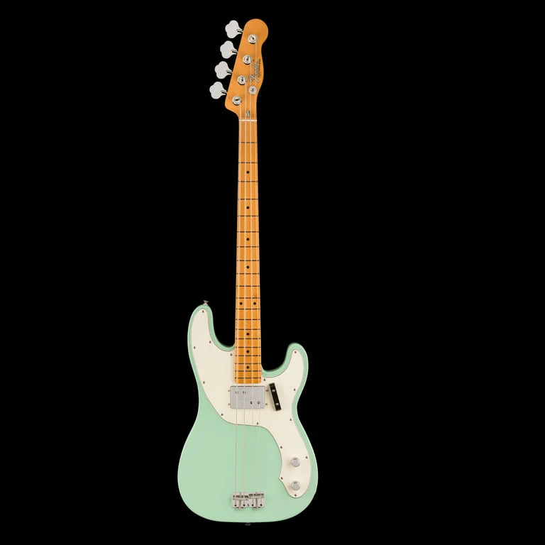 Fender Vintera II '70s Telecaster Bass Maple Fingerboard Surf Green With Gig Bag - Image 2