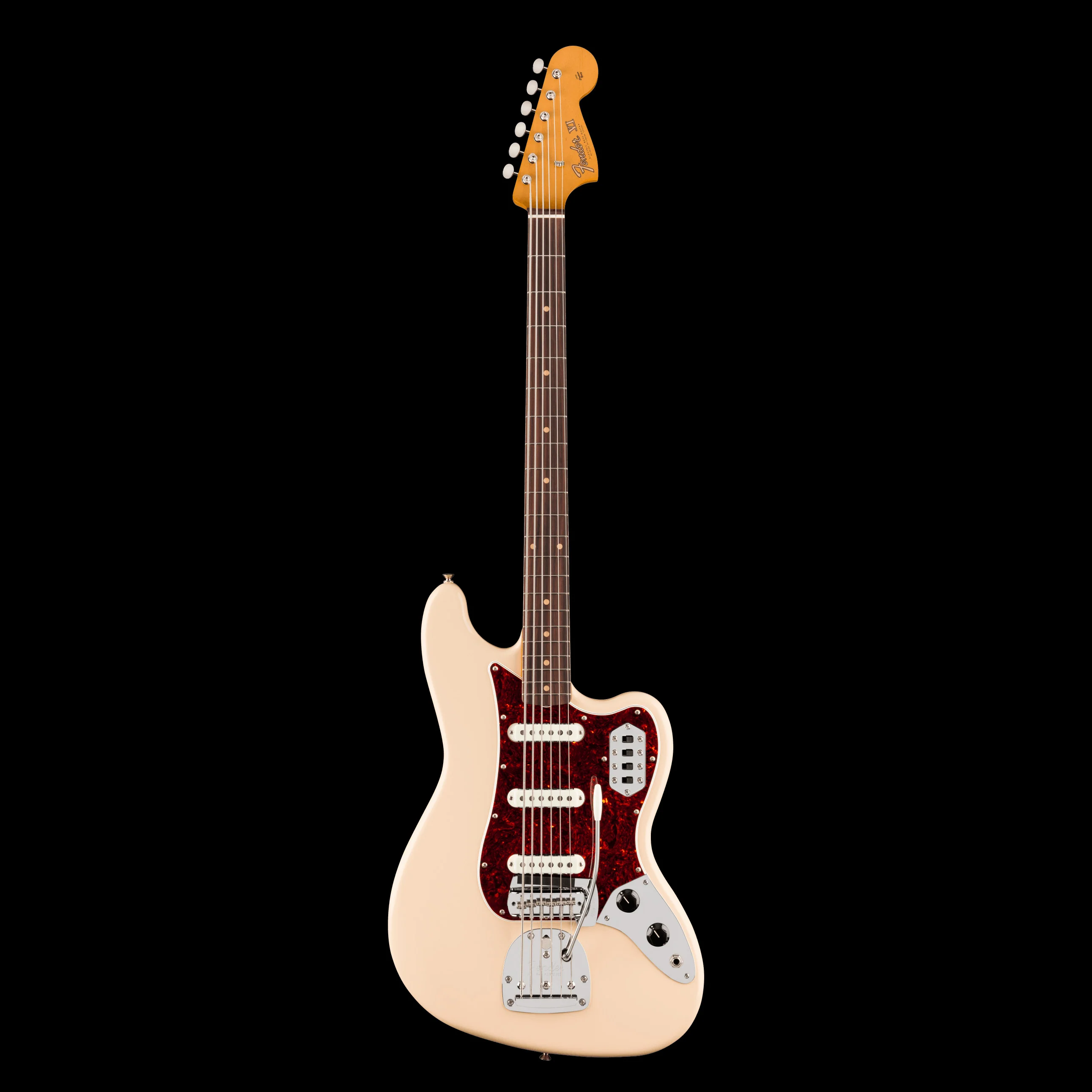 Fender Vintera III Early '60s Bass VI Olympic White with Gig Bag - Image 2