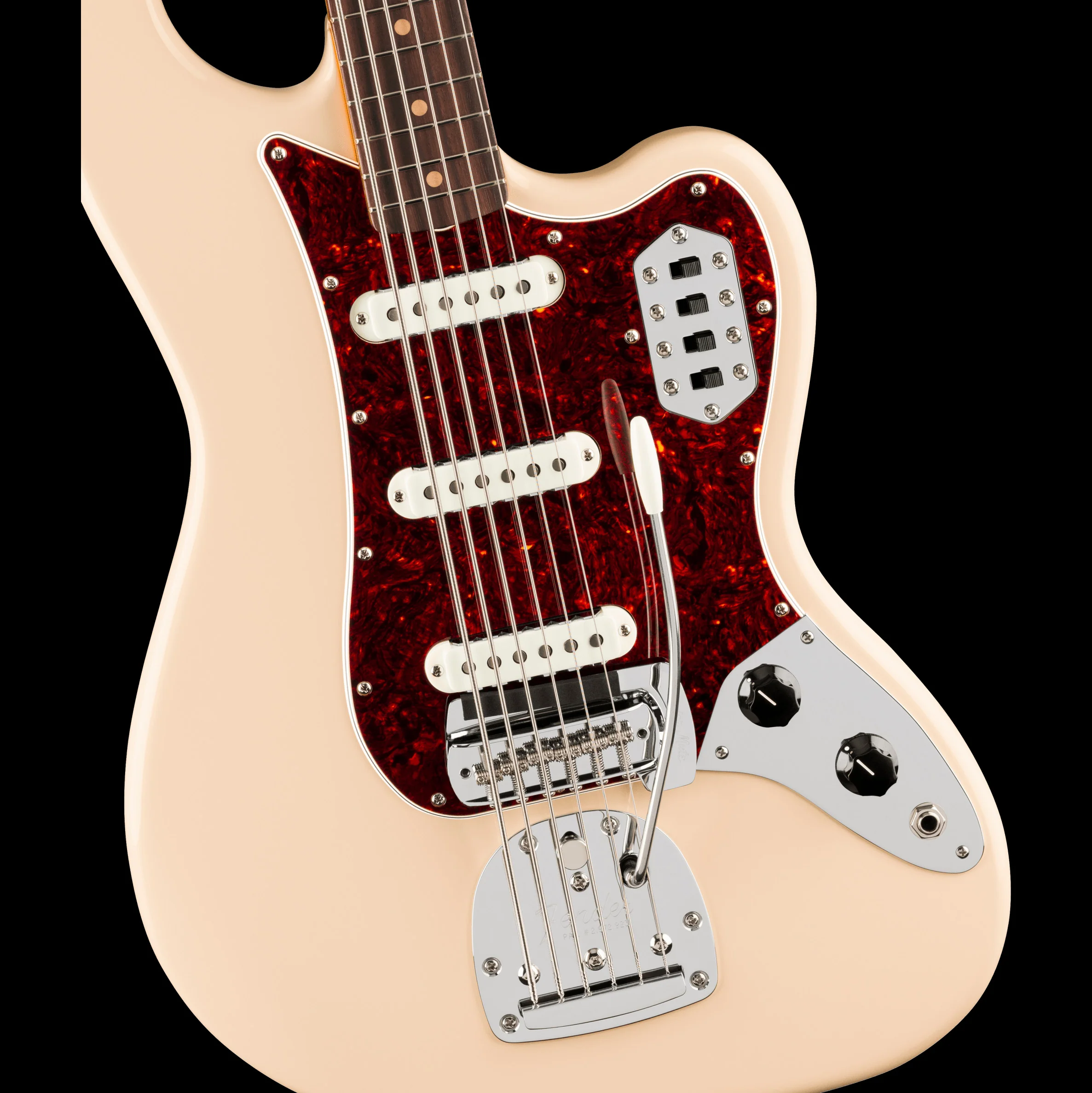 Fender Vintera III Early '60s Bass VI Olympic White with Gig Bag - Image 4