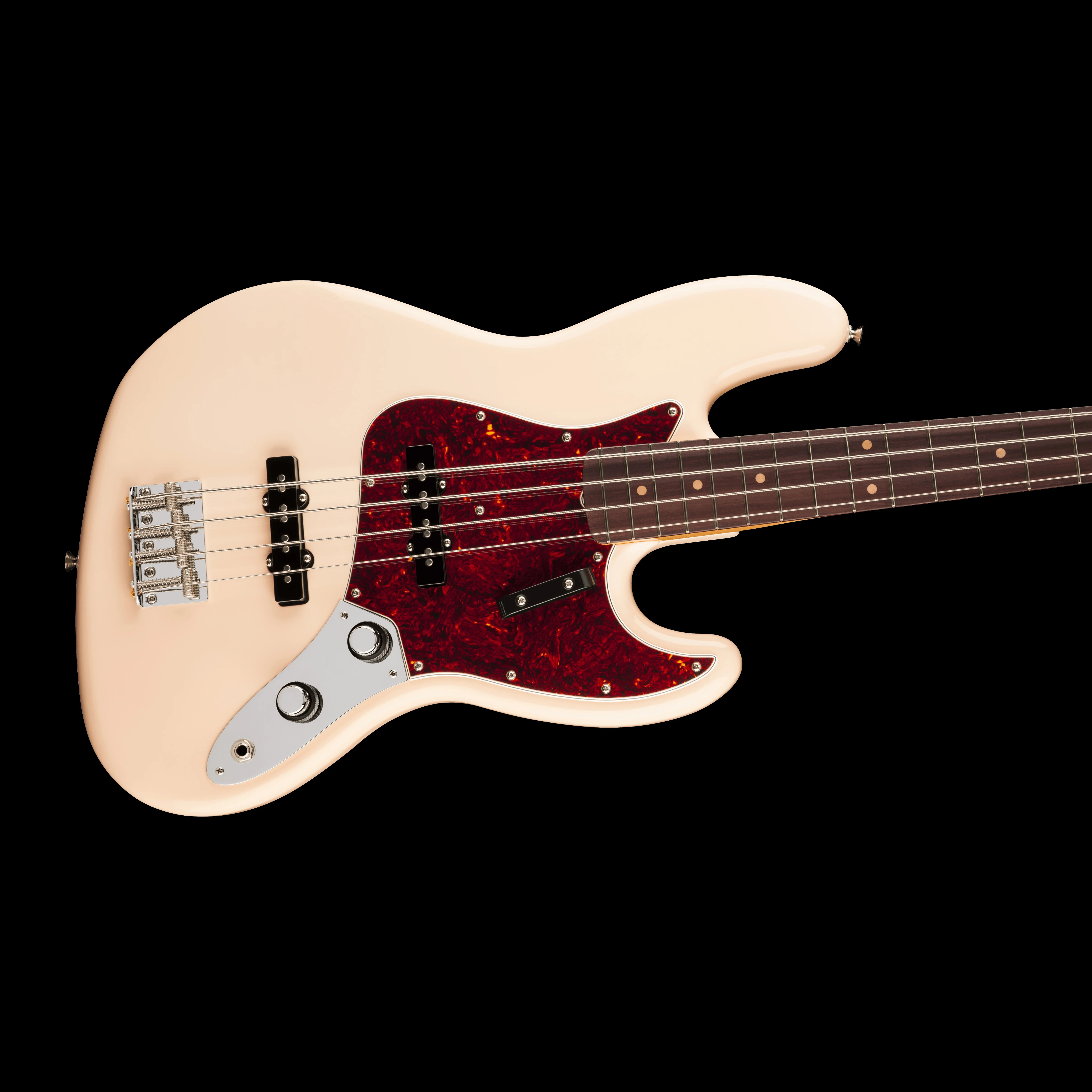 Fender Vintera III Early '60s Jazz Bass Olympic White with Gig Bag - Image 3