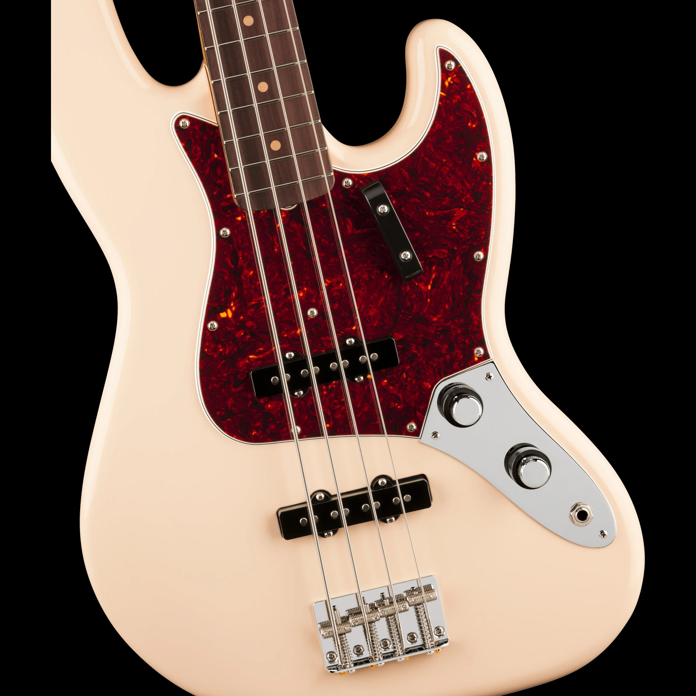 Fender Vintera III Early '60s Jazz Bass Olympic White with Gig Bag - Image 4