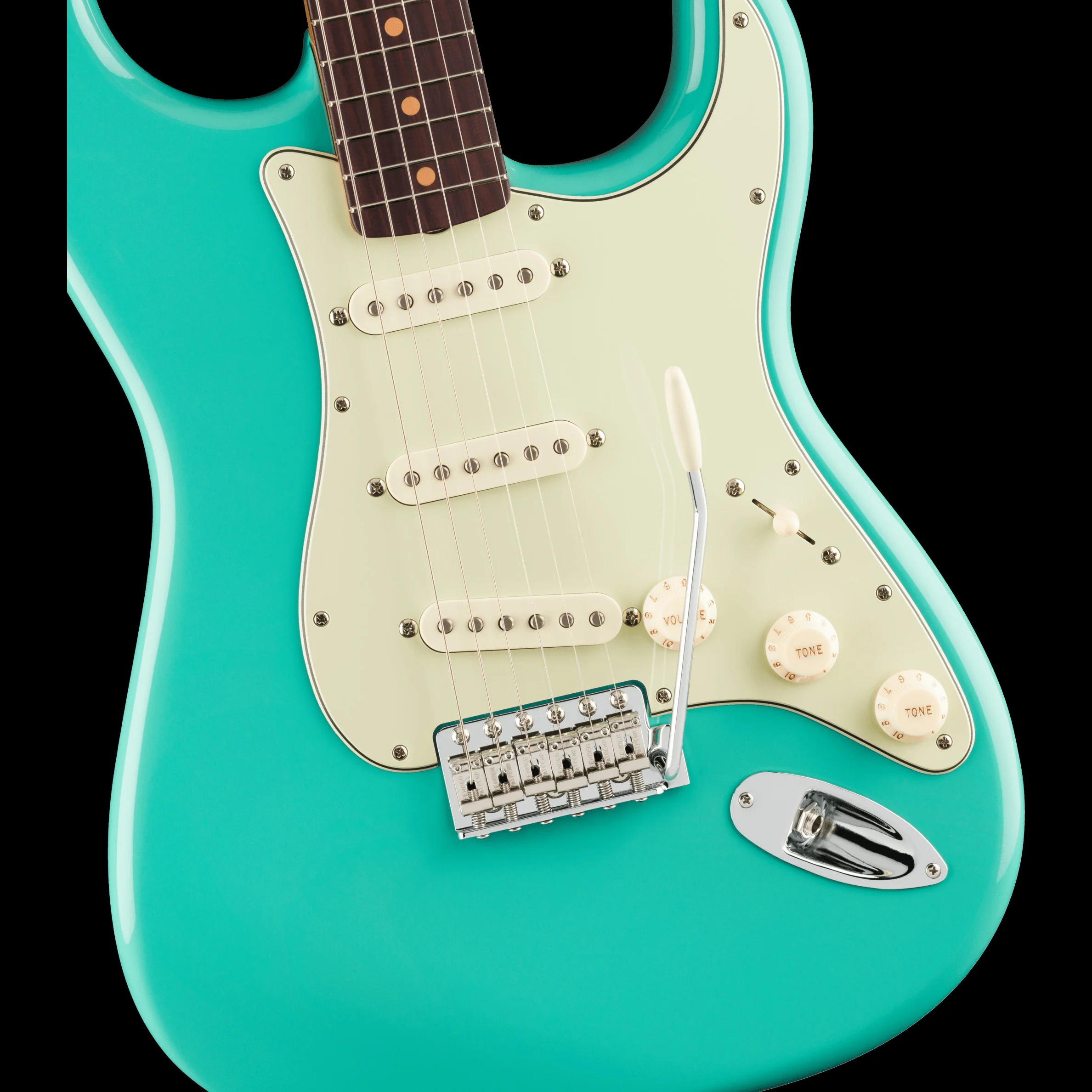 Fender Vintera III Early '60s Stratocaster Seafoam Green with Gig Bag - Image 4