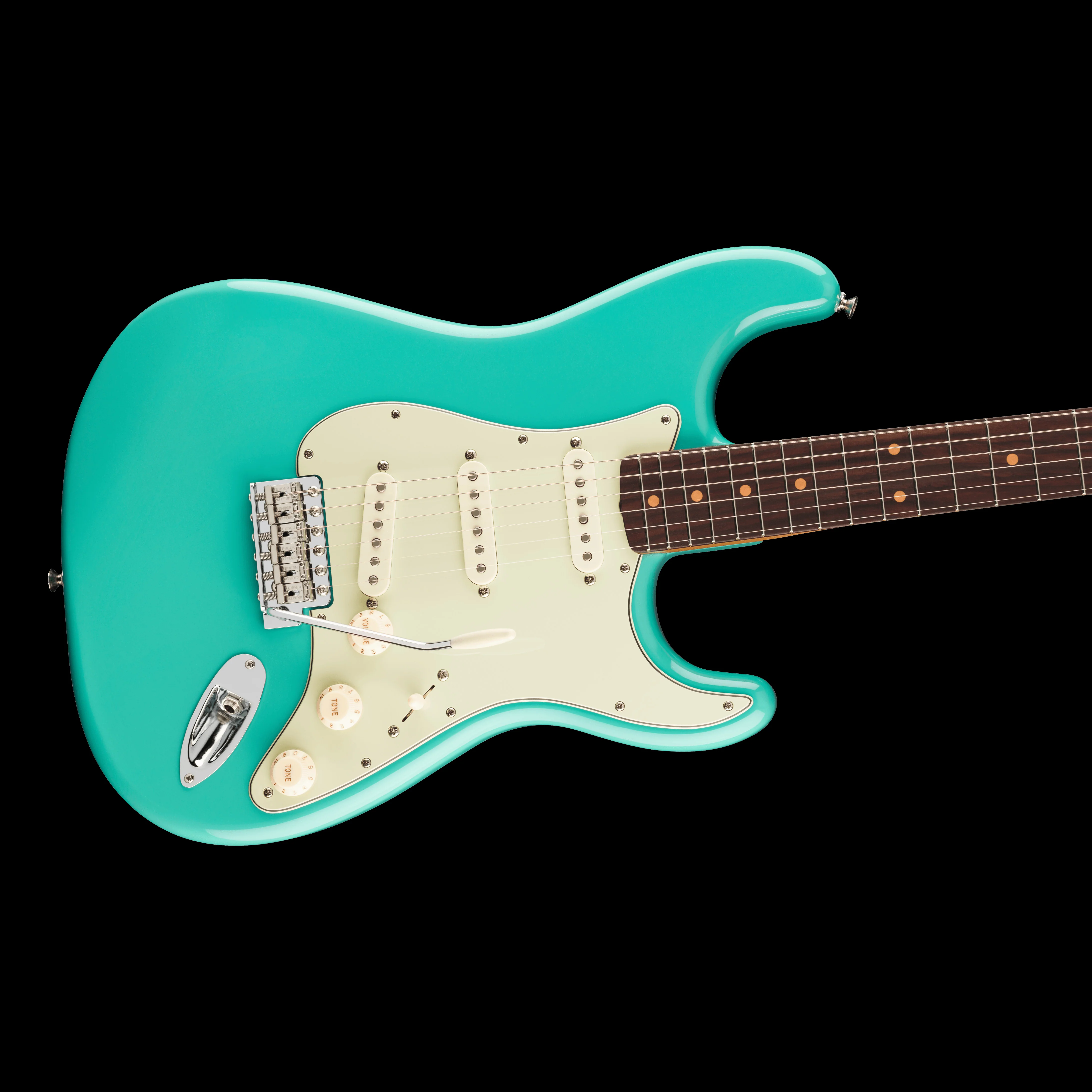 Fender Vintera III Early '60s Stratocaster Seafoam Green with Gig Bag - Image 5