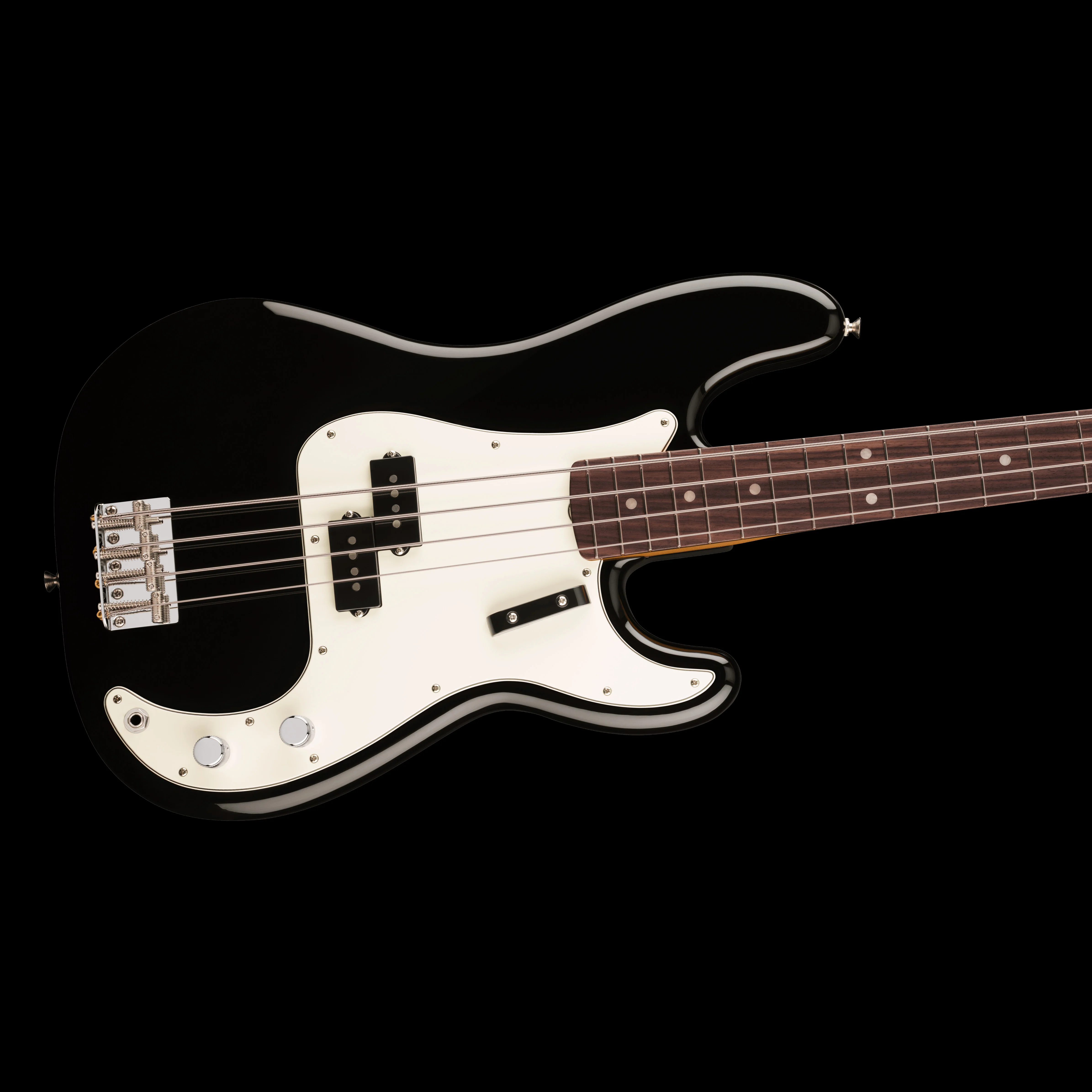 Fender Vintera III Late '60s Precision Bass Black with Gig Bag - Image 3