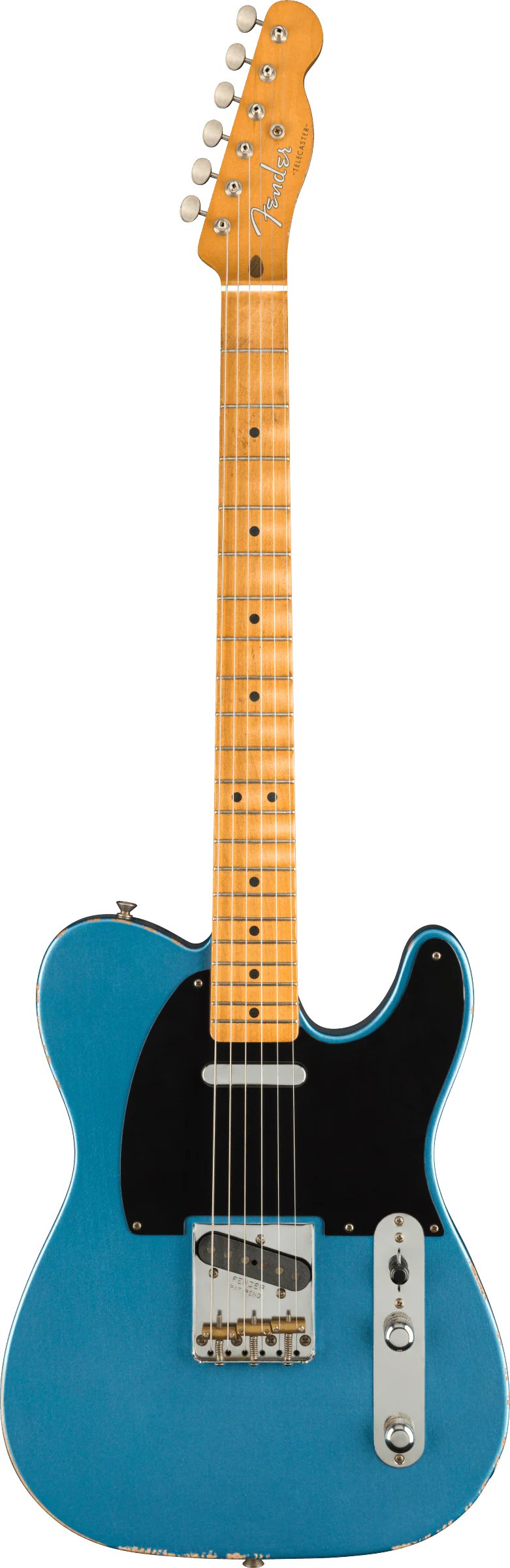Fender Vintera Road Worn '50s Telecaster Lake Placid Blue With Gig Bag - Image 2
