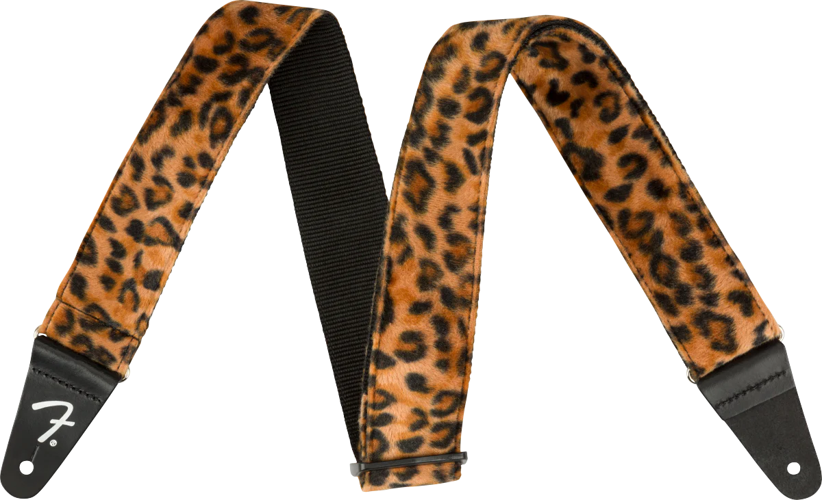 Fender Wild Leopard Print Strap 2"