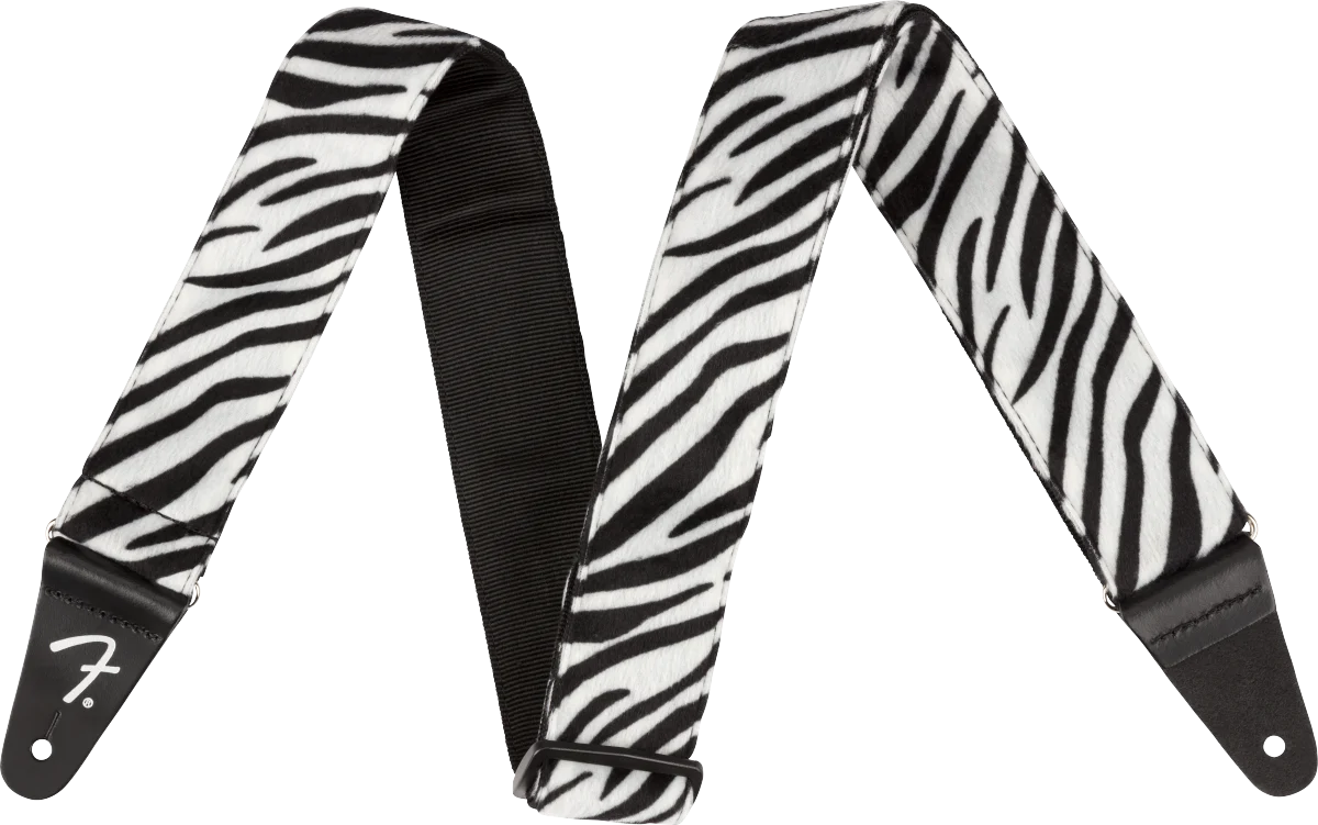 Fender Wild Zebra Print Strap 2"