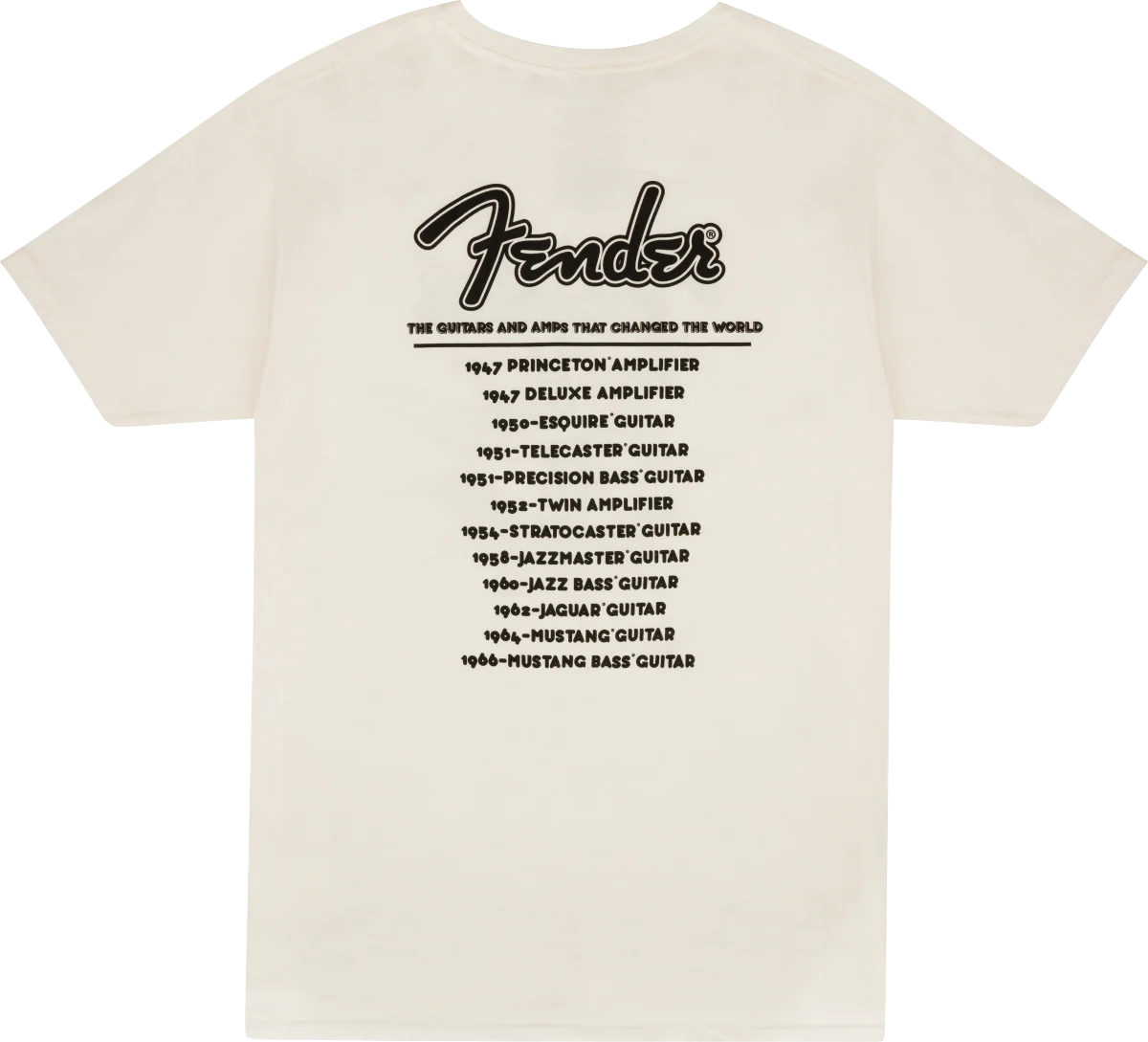 Fender World Tour T-Shirt Vintage White S - Image 2