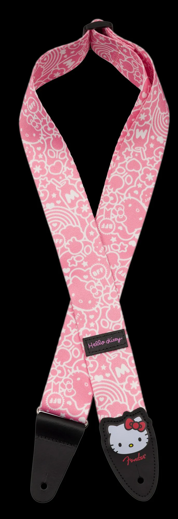 Fender x Hello Kitty Polyester Pink Strap