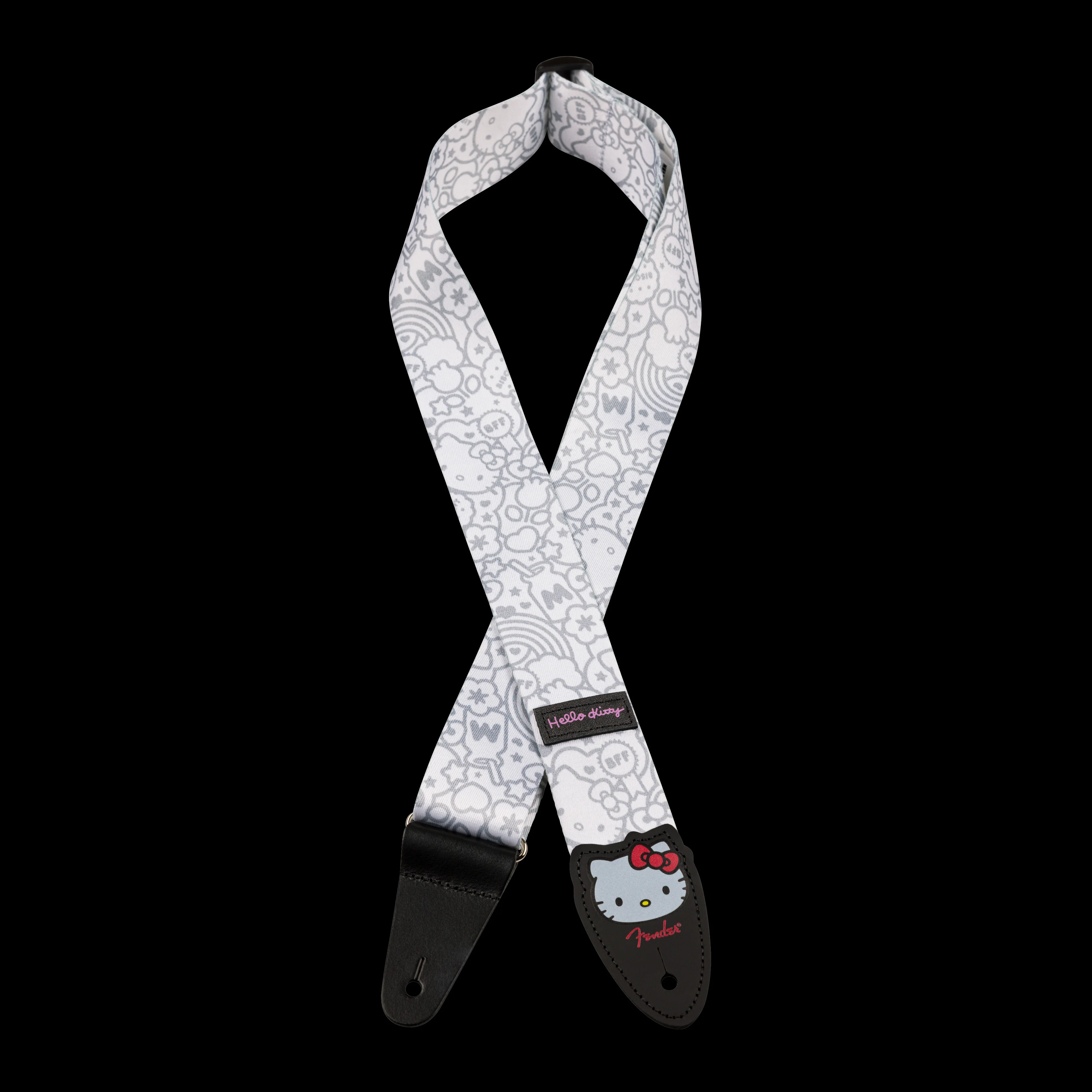 Fender x Hello Kitty White Poly Strap 2"