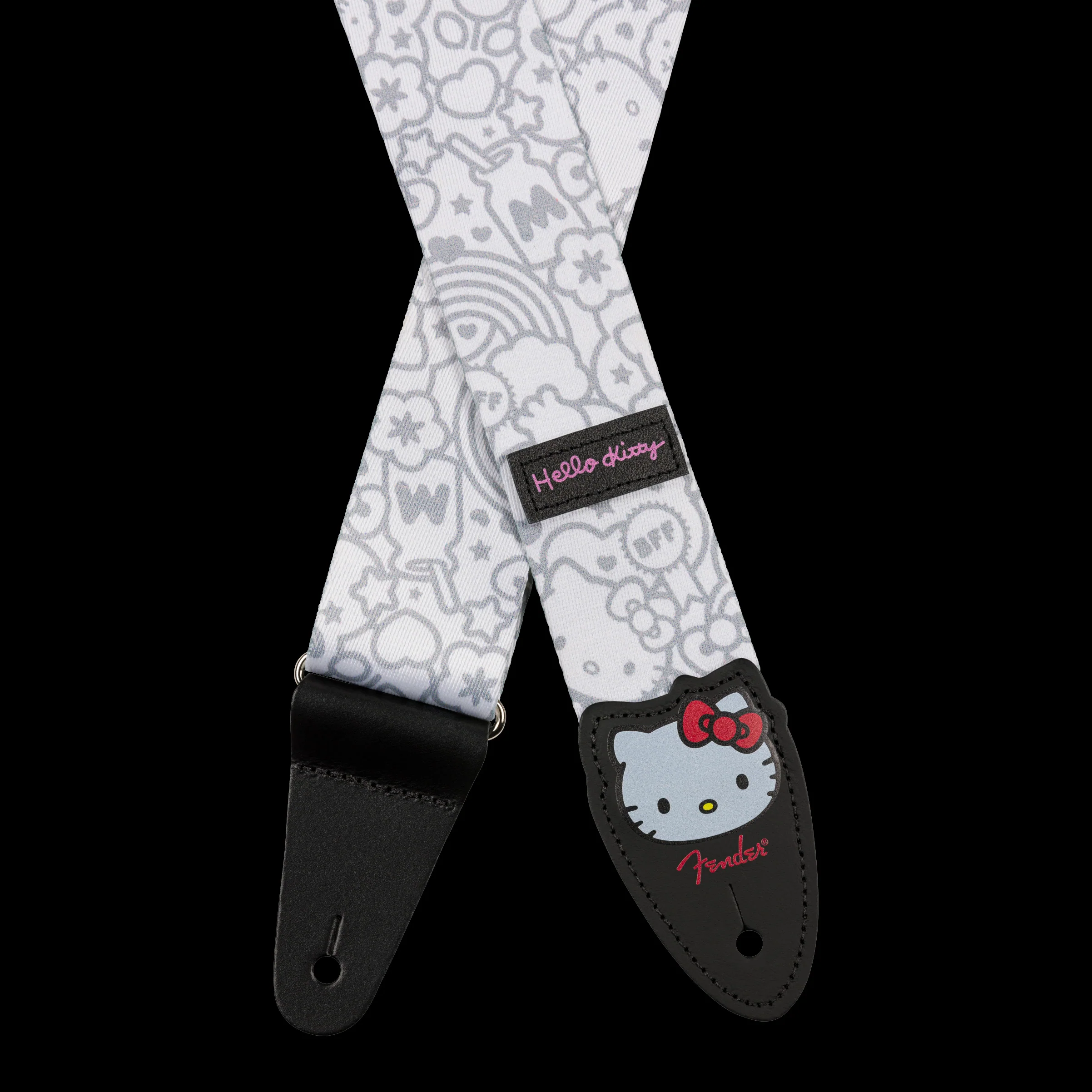 Fender x Hello Kitty White Poly Strap 2" - Image 2