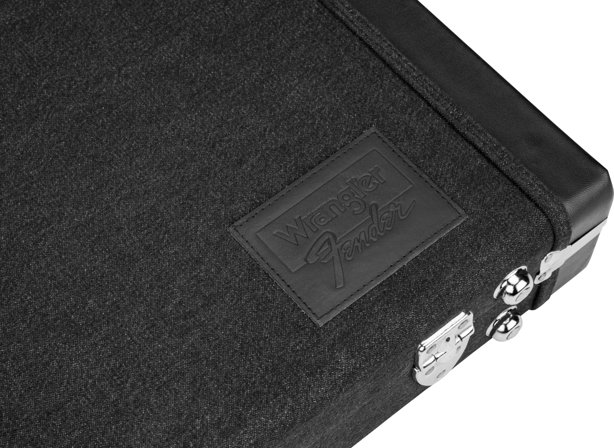 Fender x Wrangler Limited Edition Denim Case Black - Image 5