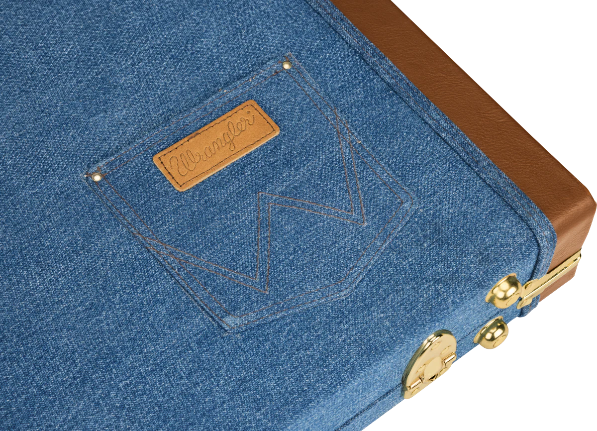Fender x Wrangler Limited Edition Denim Case Indigo Stratocaster Telecaster - Image 4