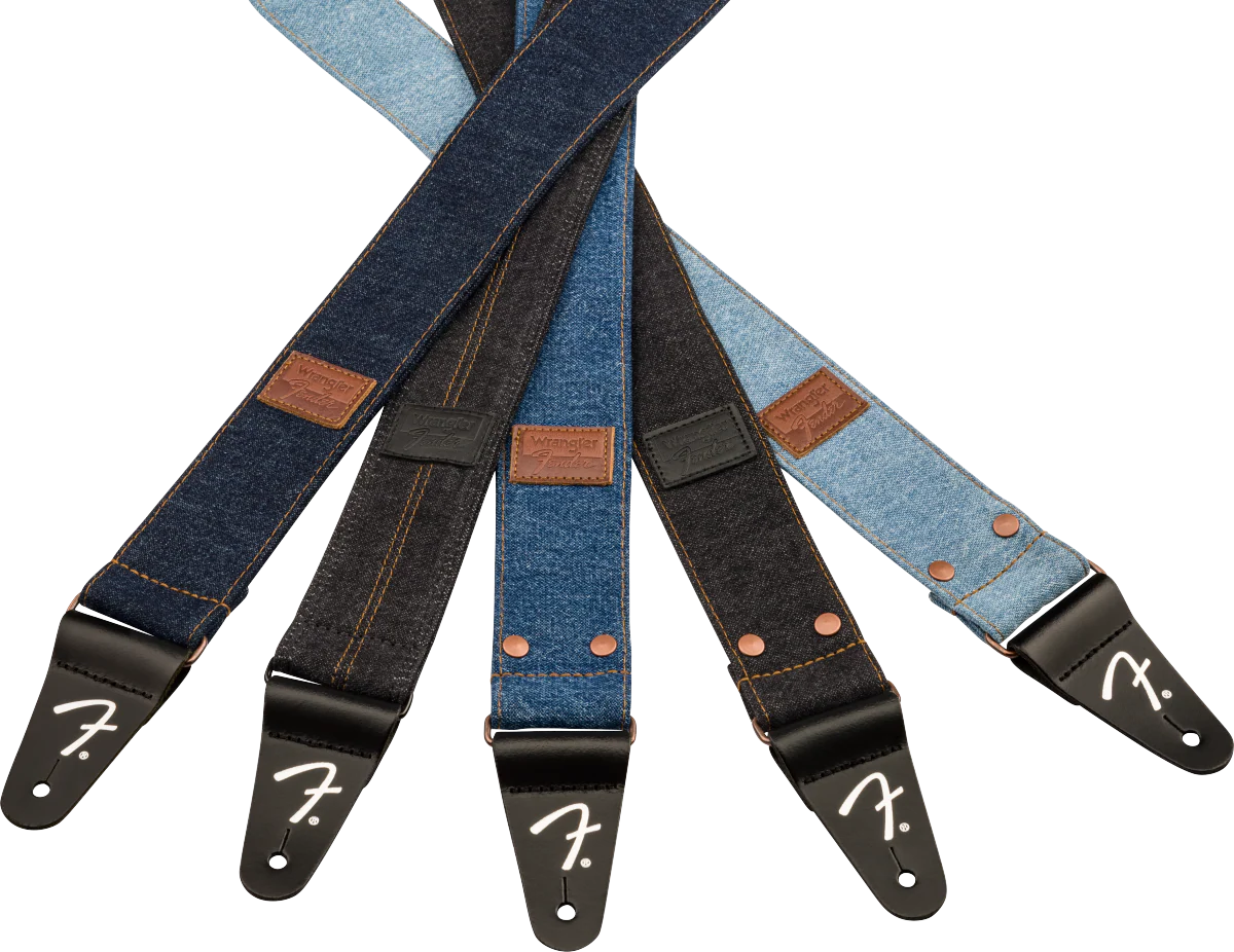 Fender x Wrangler Denim Strap Dark Indigo - Image 6