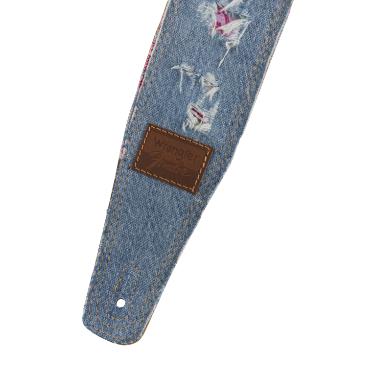 Fender x Wrangler Ripped Denim Strap Indigo - Image 2