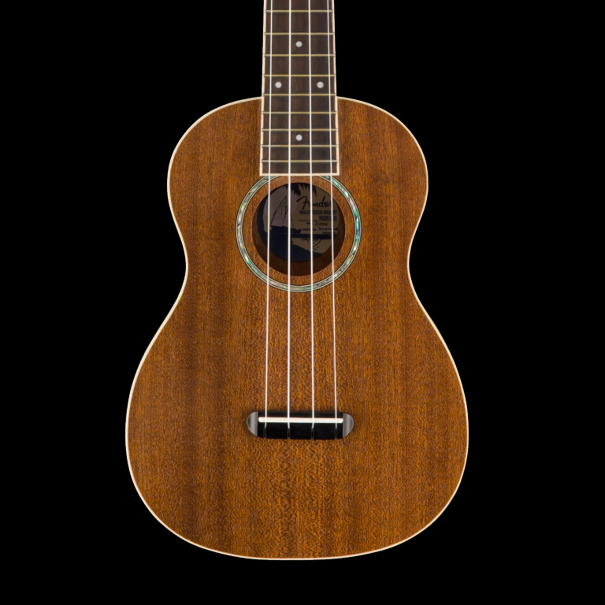 Fender Zuma Concert Ukulele Walnut Fingerboard Natural