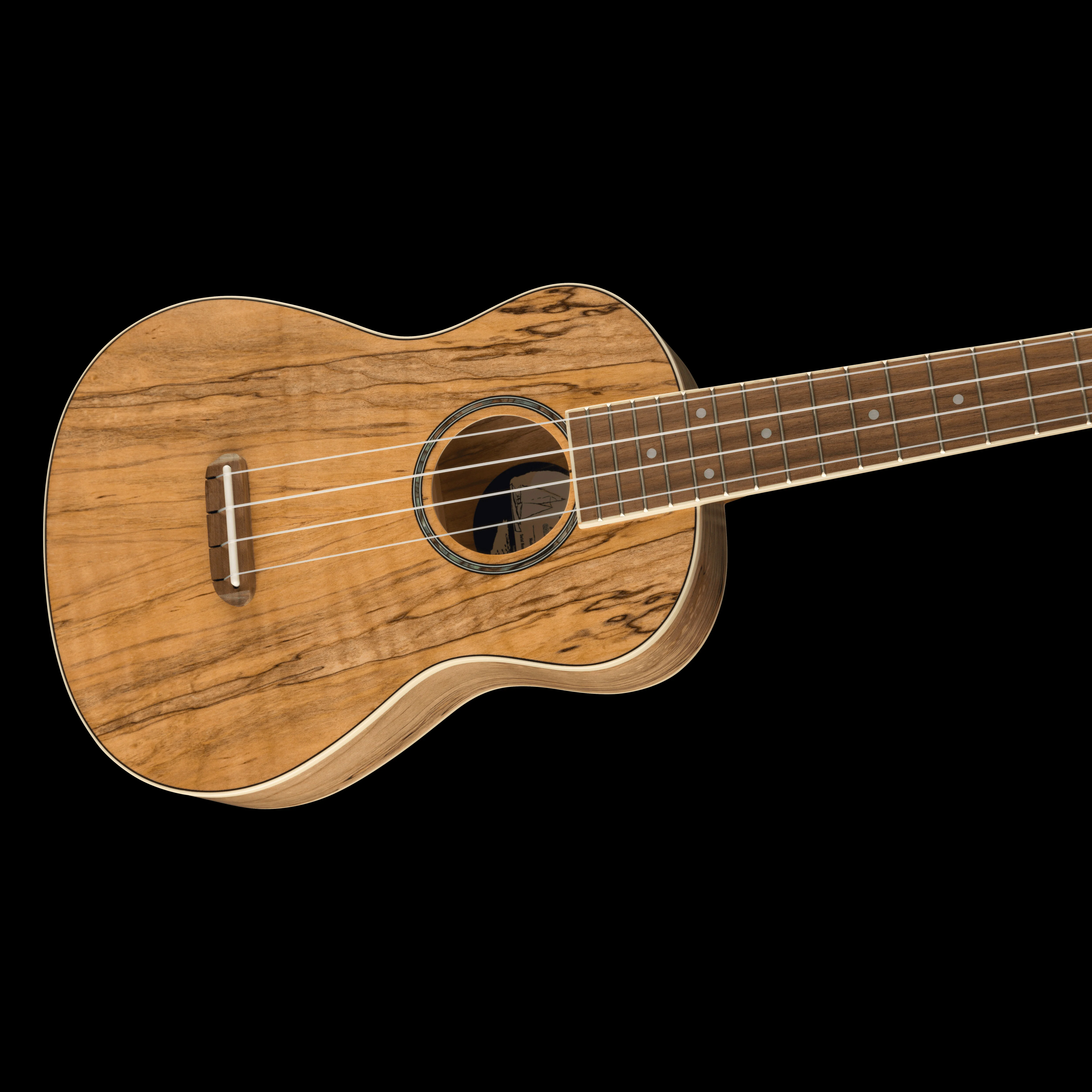Fender Zuma Exotic Concert Ukulele Walnut Fingerboard Spalted Maple - Image 4