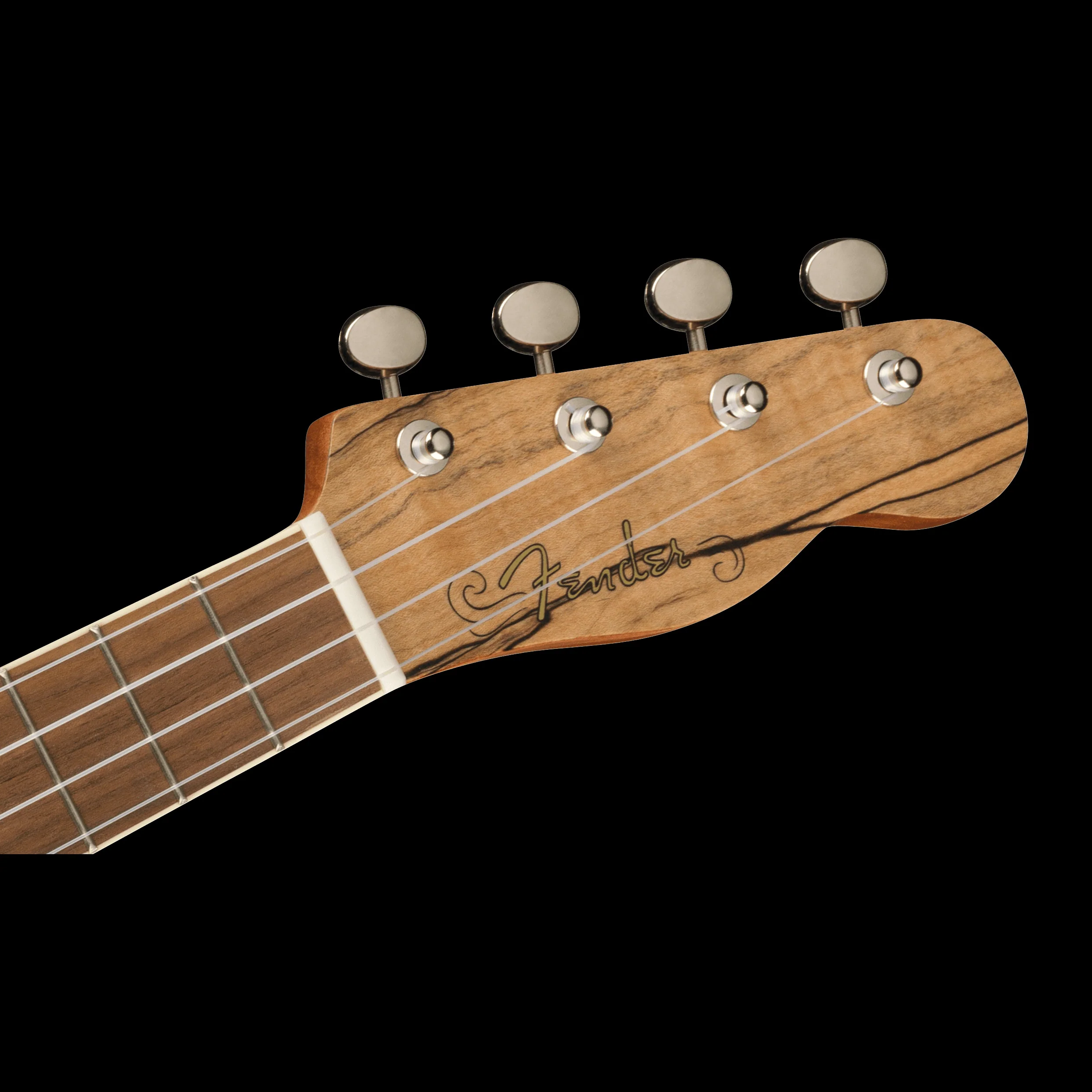 Fender Zuma Exotic Concert Ukulele Walnut Fingerboard Spalted Maple - Image 7