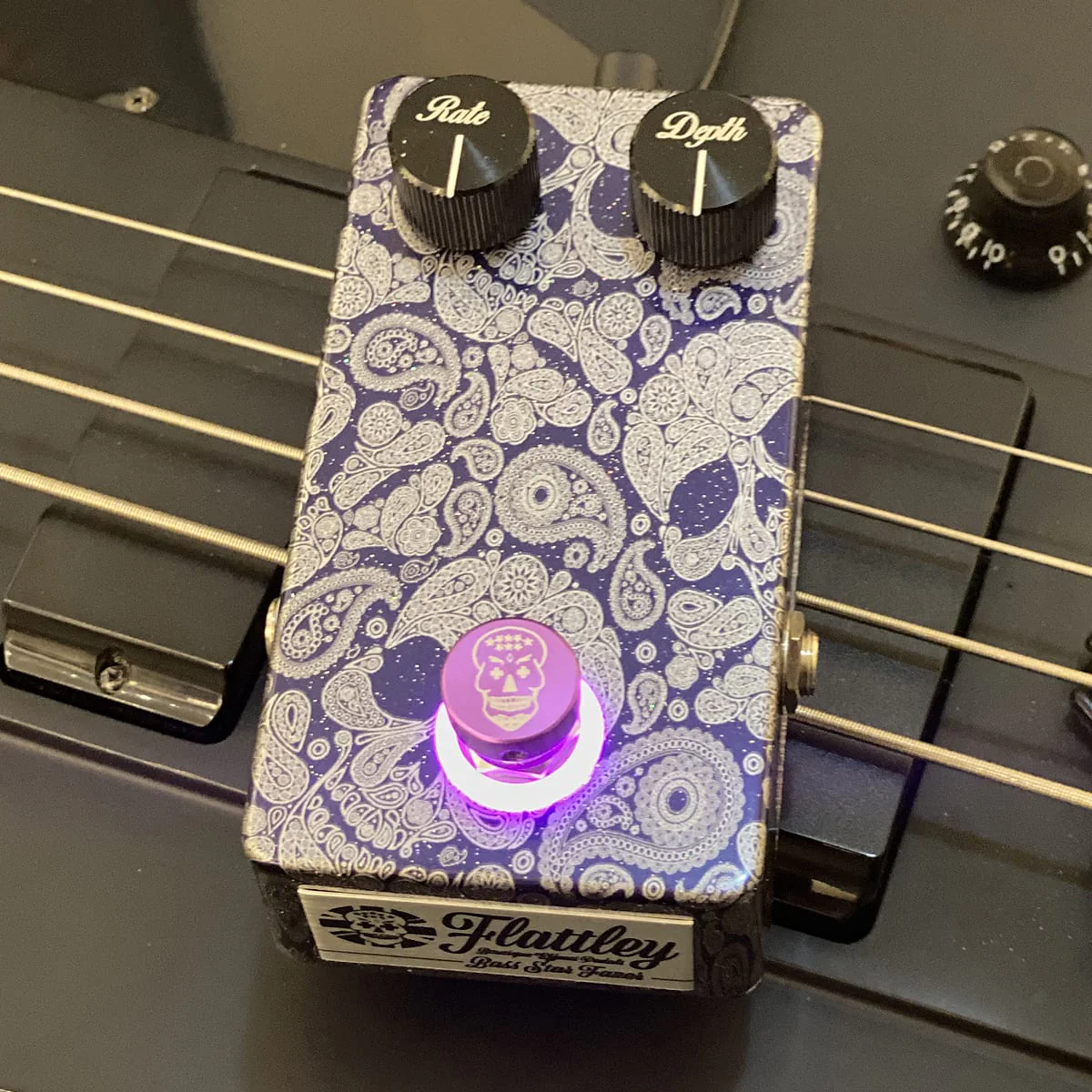 Flattley Guitar Effect Pedals Platinum Series Bass Star Fazer Bass Phaser Pedal