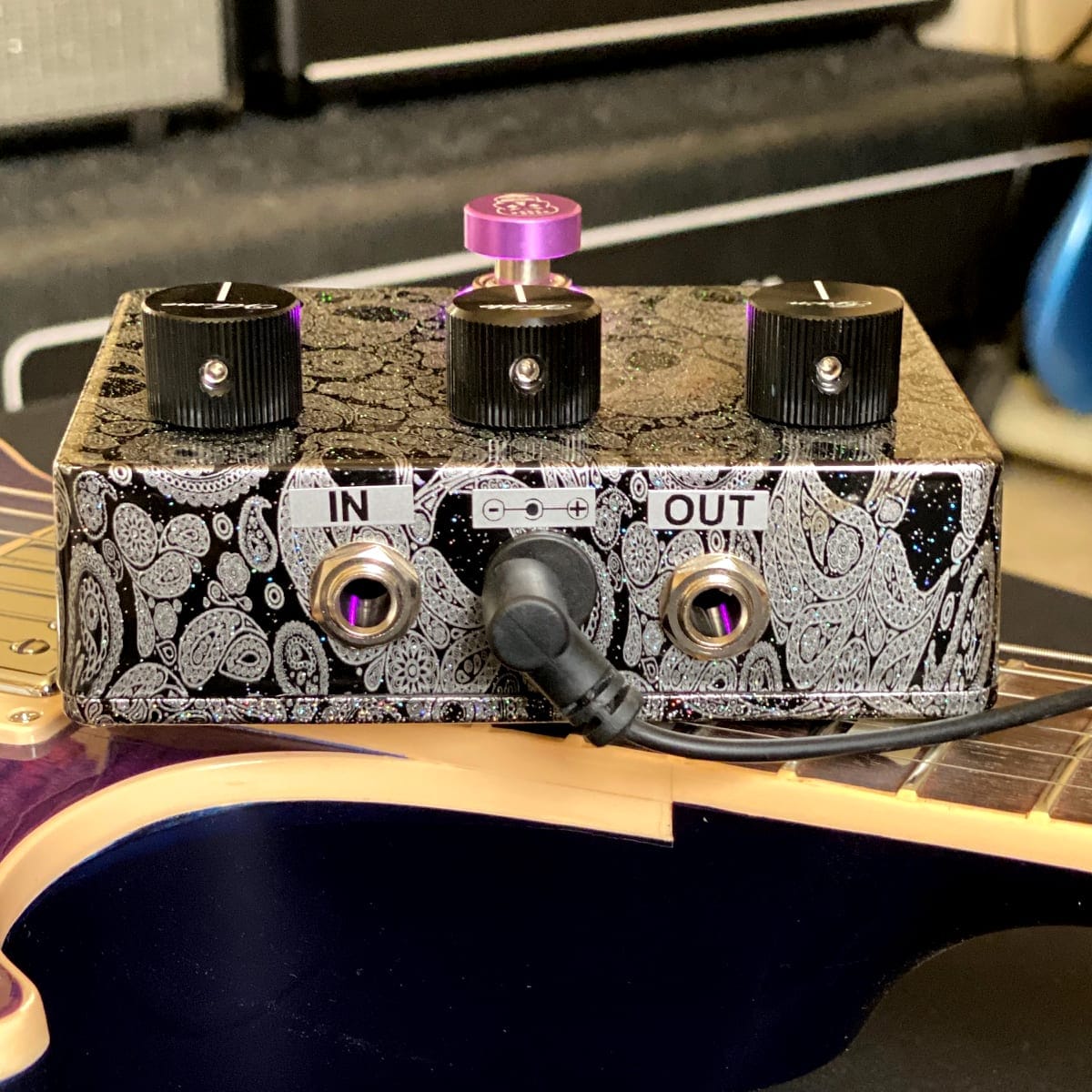 Flattley Guitar Effect Pedals Platinum Series Silver Centurion Transparent Overdrive Guitar Pedal - Image 3