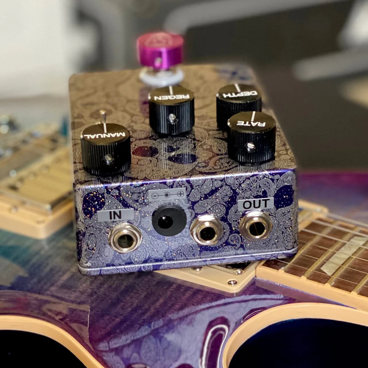 Flattley Guitar Effect Pedals Platinum Series The Phoenix Stereo Analogue Flanger Guitar Pedal - Image 3