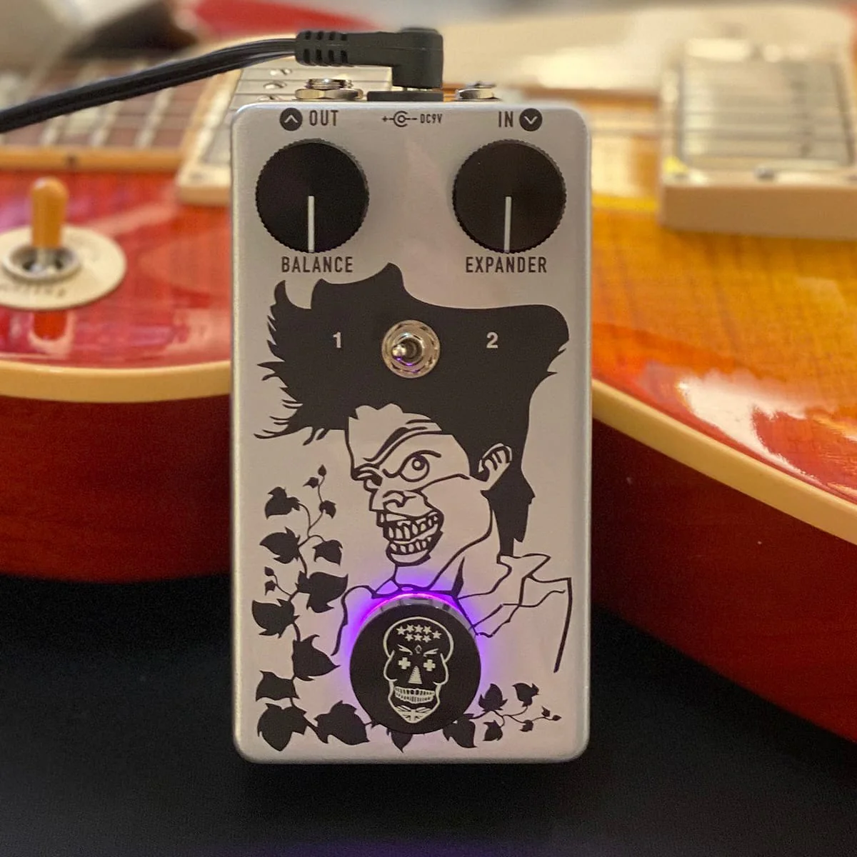 Flattley Guitar Effect Pedals Silver Line Poison Ivy Octave Harmonic Fuzz Guitar Pedal
