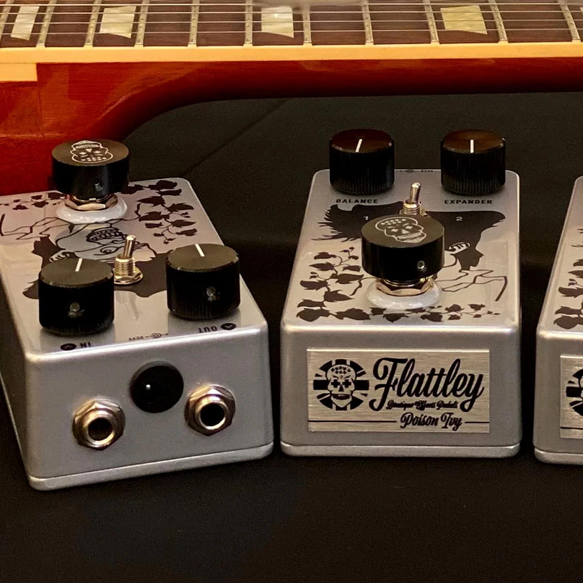 Flattley Guitar Effect Pedals Silver Line Poison Ivy Octave Harmonic Fuzz Guitar Pedal - Image 2