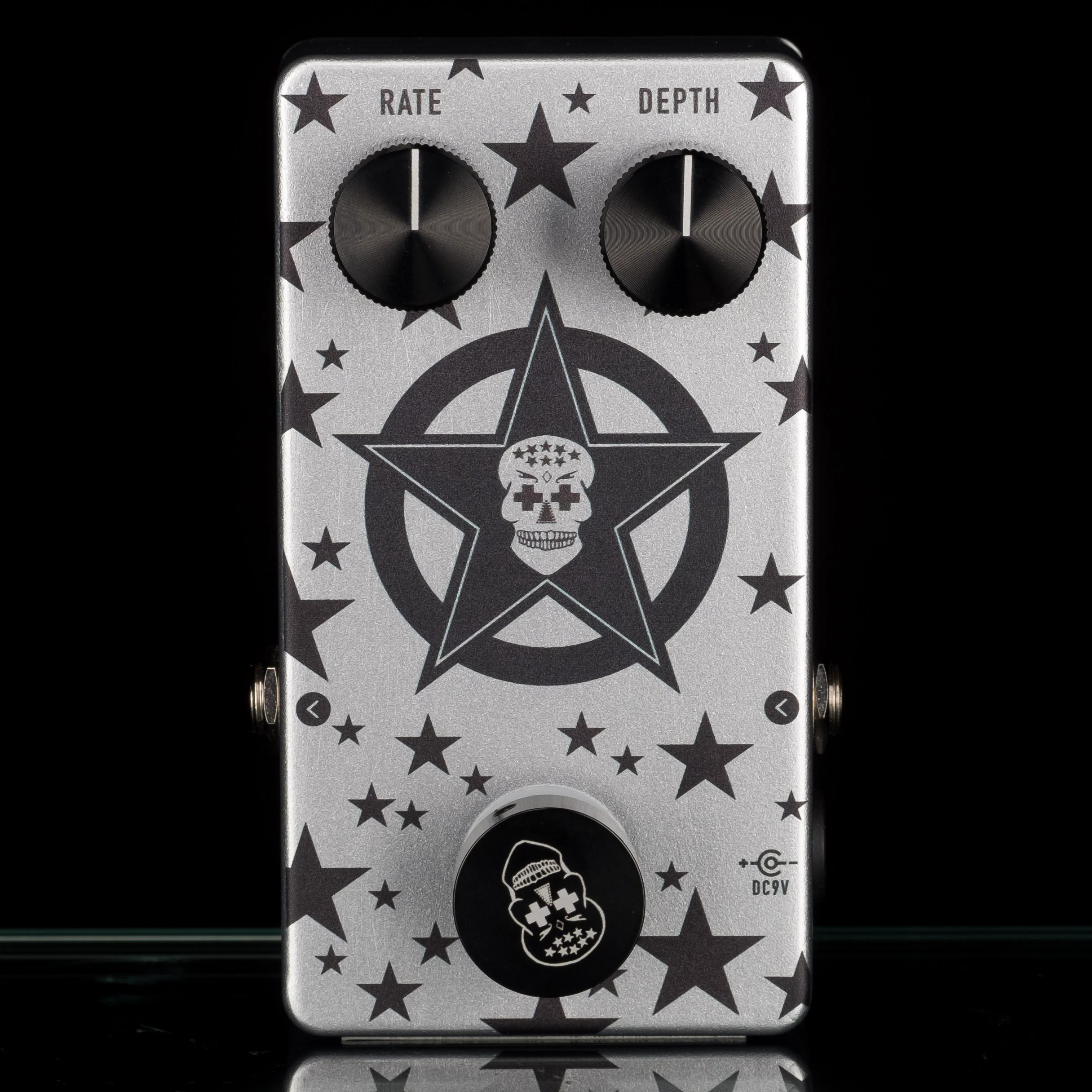 Flattley Guitar Effect Pedals Silver Line Star Fazer Phaser Guitar Pedal