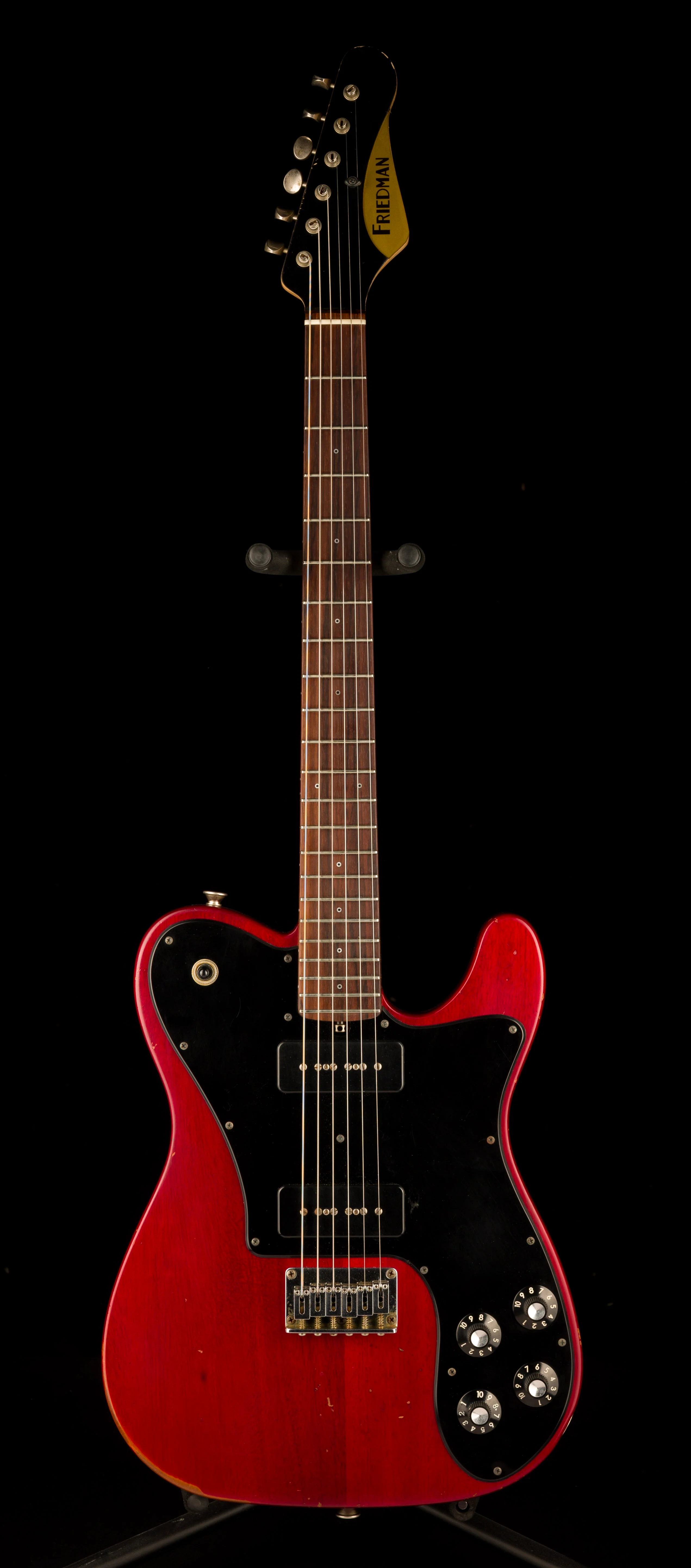 Friedman 2016 Vintage T P-90 Vintage Red Electric Guitar With OHSC - Image 2