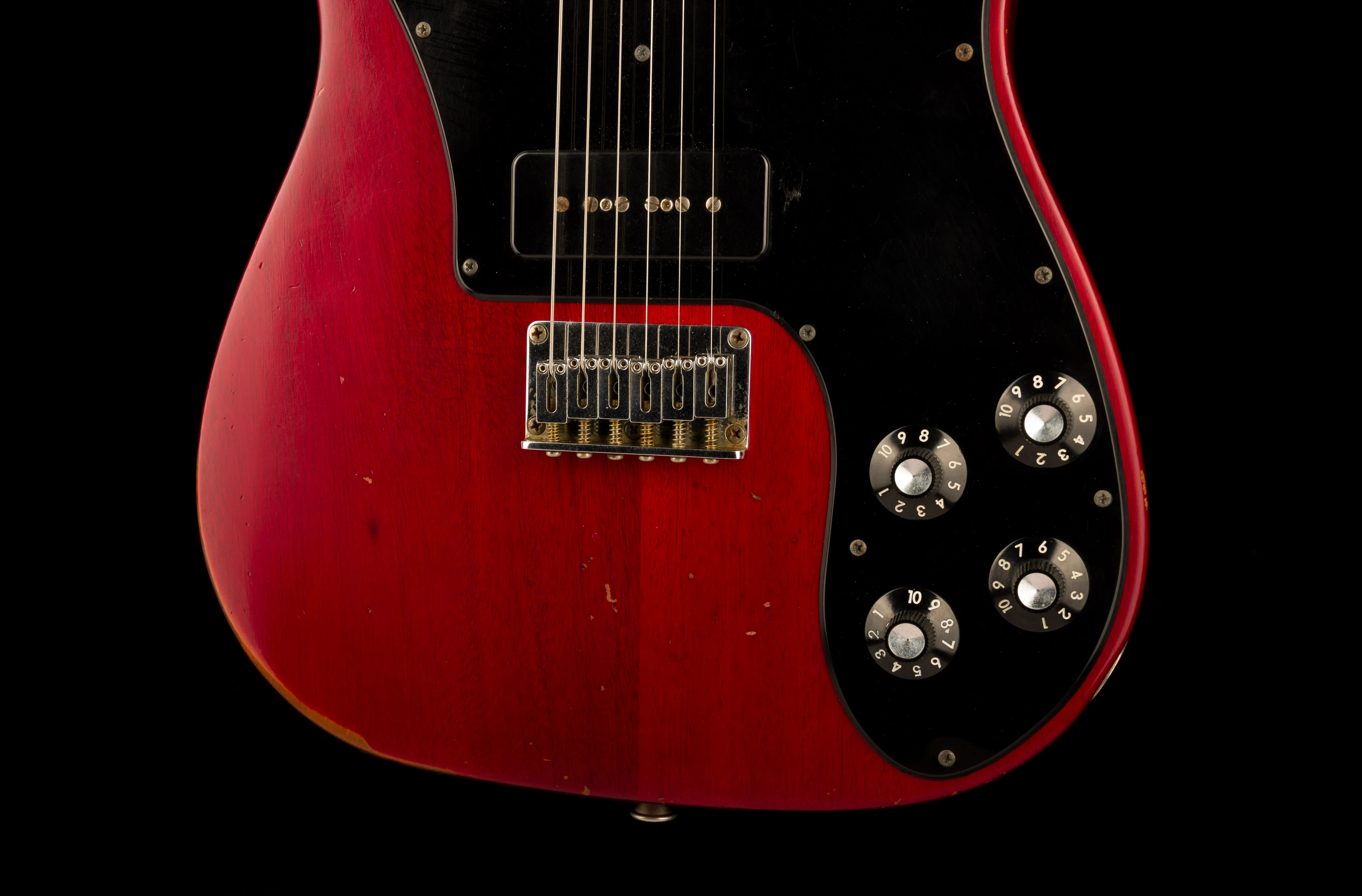 Friedman 2016 Vintage T P-90 Vintage Red Electric Guitar With OHSC - Image 5