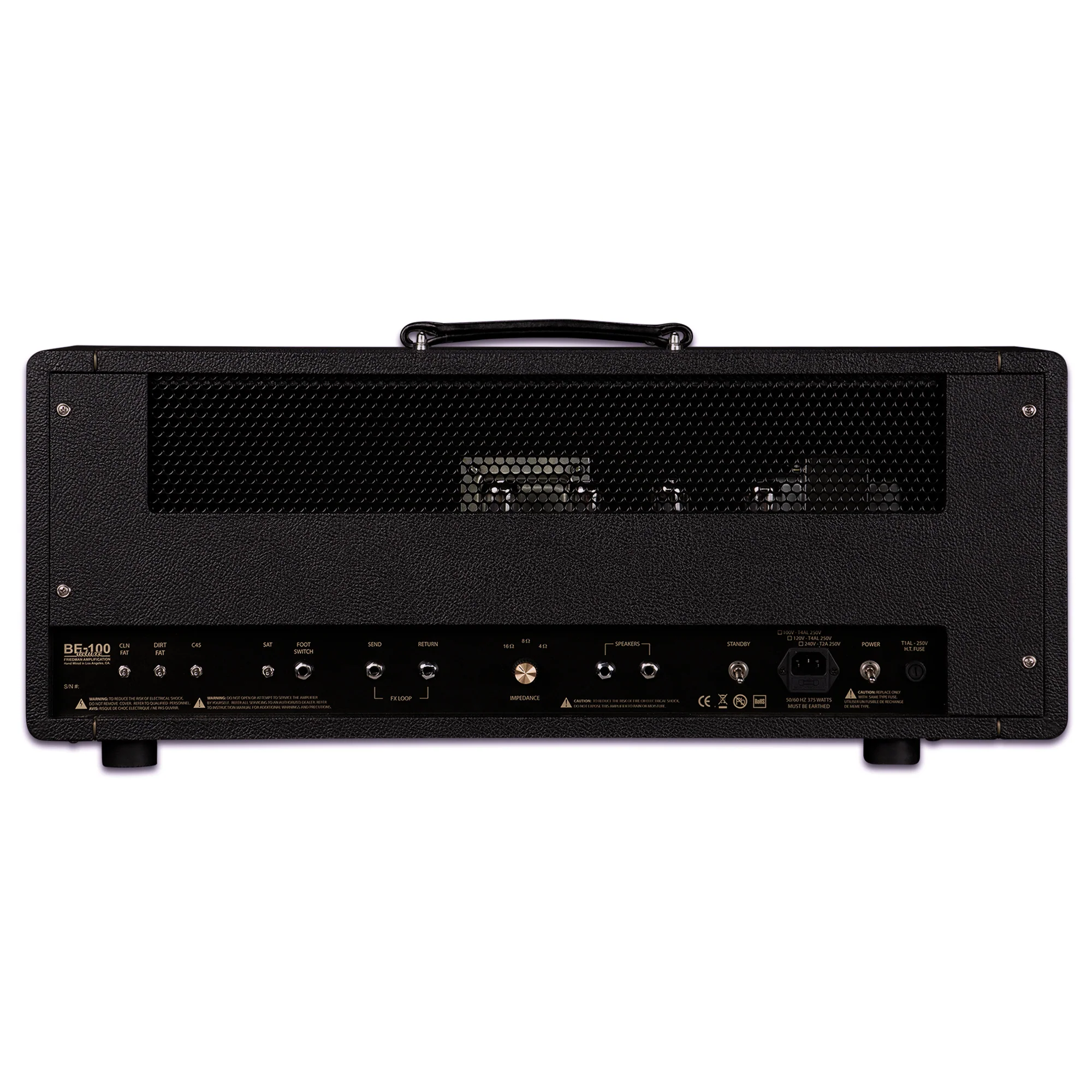 Friedman BE-100 Deluxe 3-channel 100-watt Tube Guitar Amp Head - Image 3