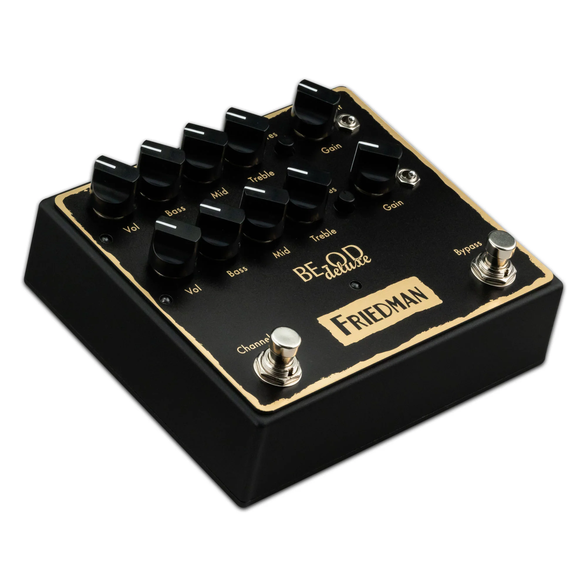 Friedman BE-OD Deluxe Dual Overdrive Guitar Effect Pedal - Image 3
