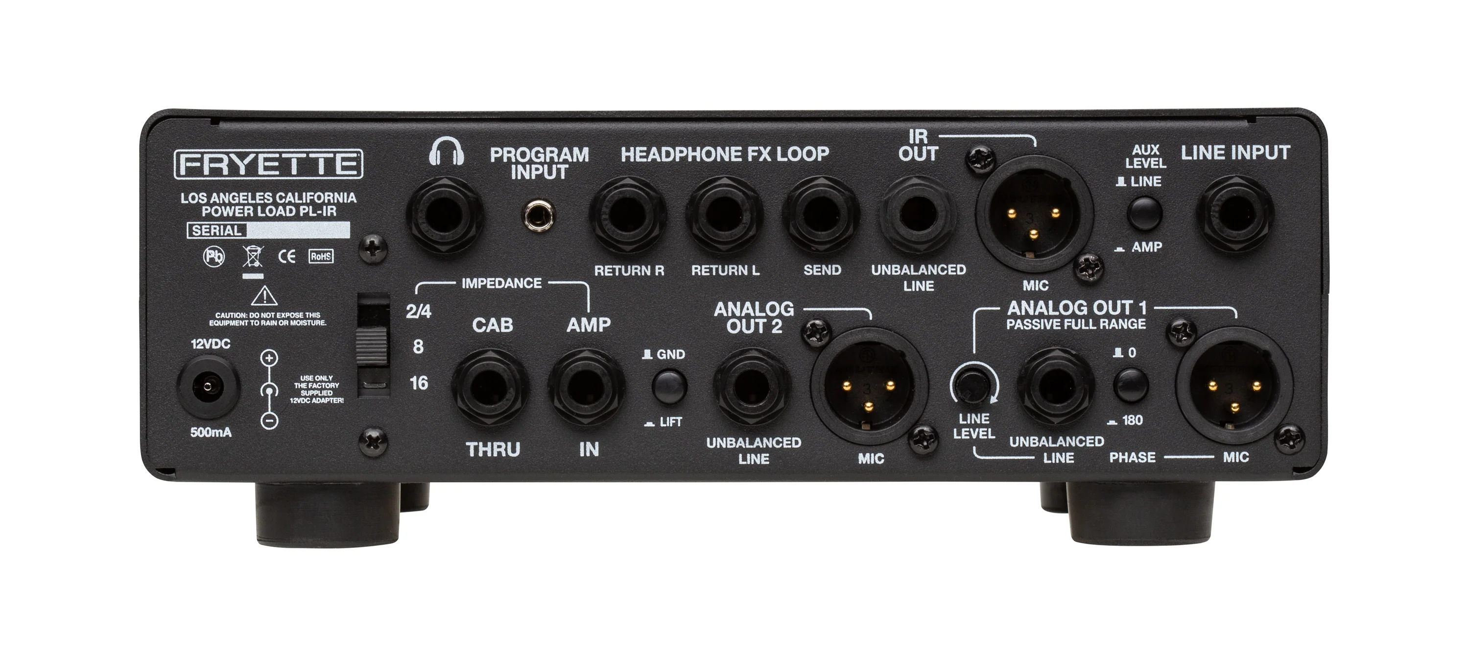 Fryette Power Load IR Variable Reactive Load Box with Cab + Mic Emulation - Image 3