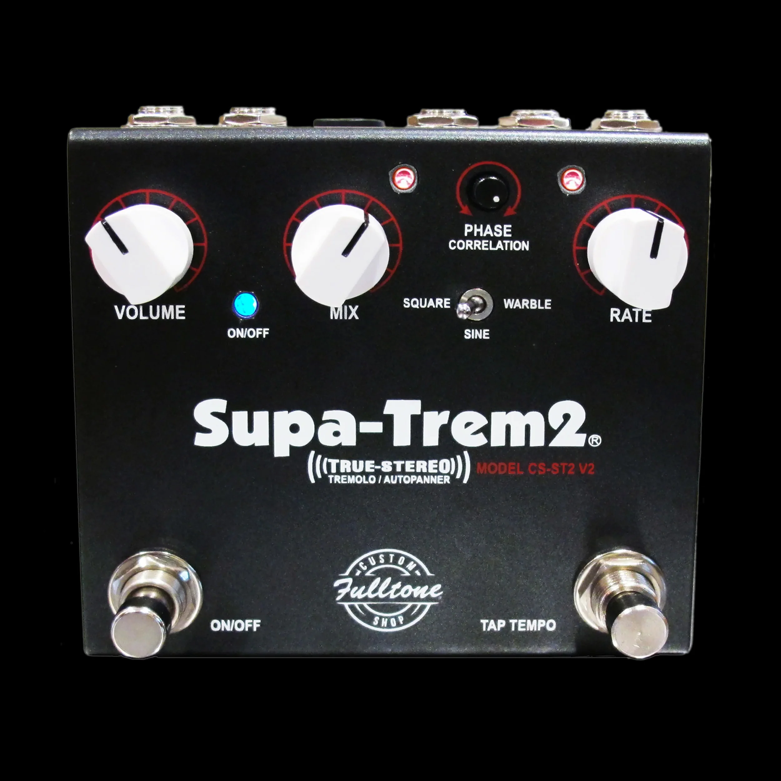 Fulltone CS-ST2 Custom Shop Supa-Trem 2 V2 Stereo Tremolo Pedal