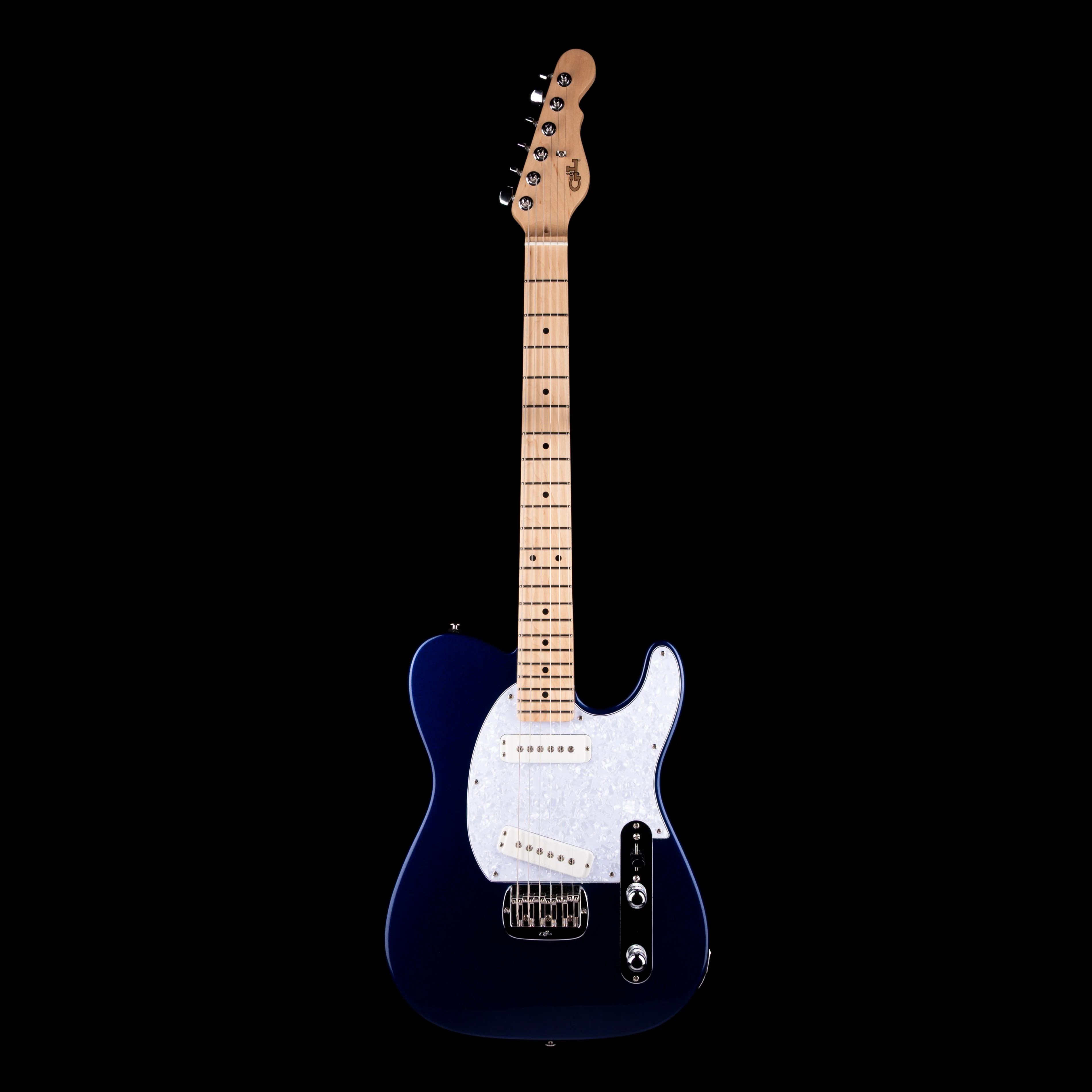 G&L 45th Anniversary CLF Research Fullerton Deluxe ASAT Special Sapphire Blue Metallic With Gig Bag - Image 2