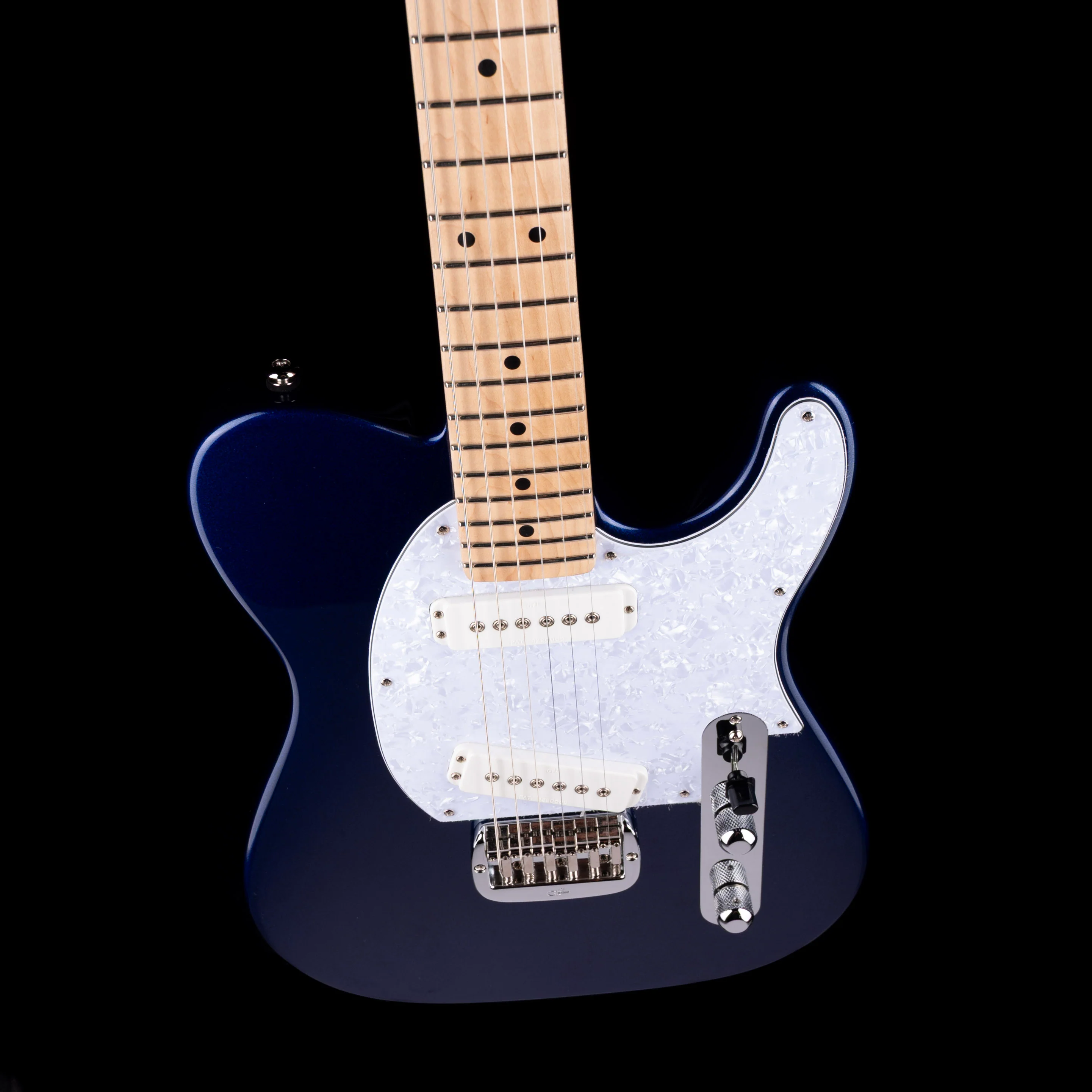 G&L 45th Anniversary CLF Research Fullerton Deluxe ASAT Special Sapphire Blue Metallic With Gig Bag - Image 3