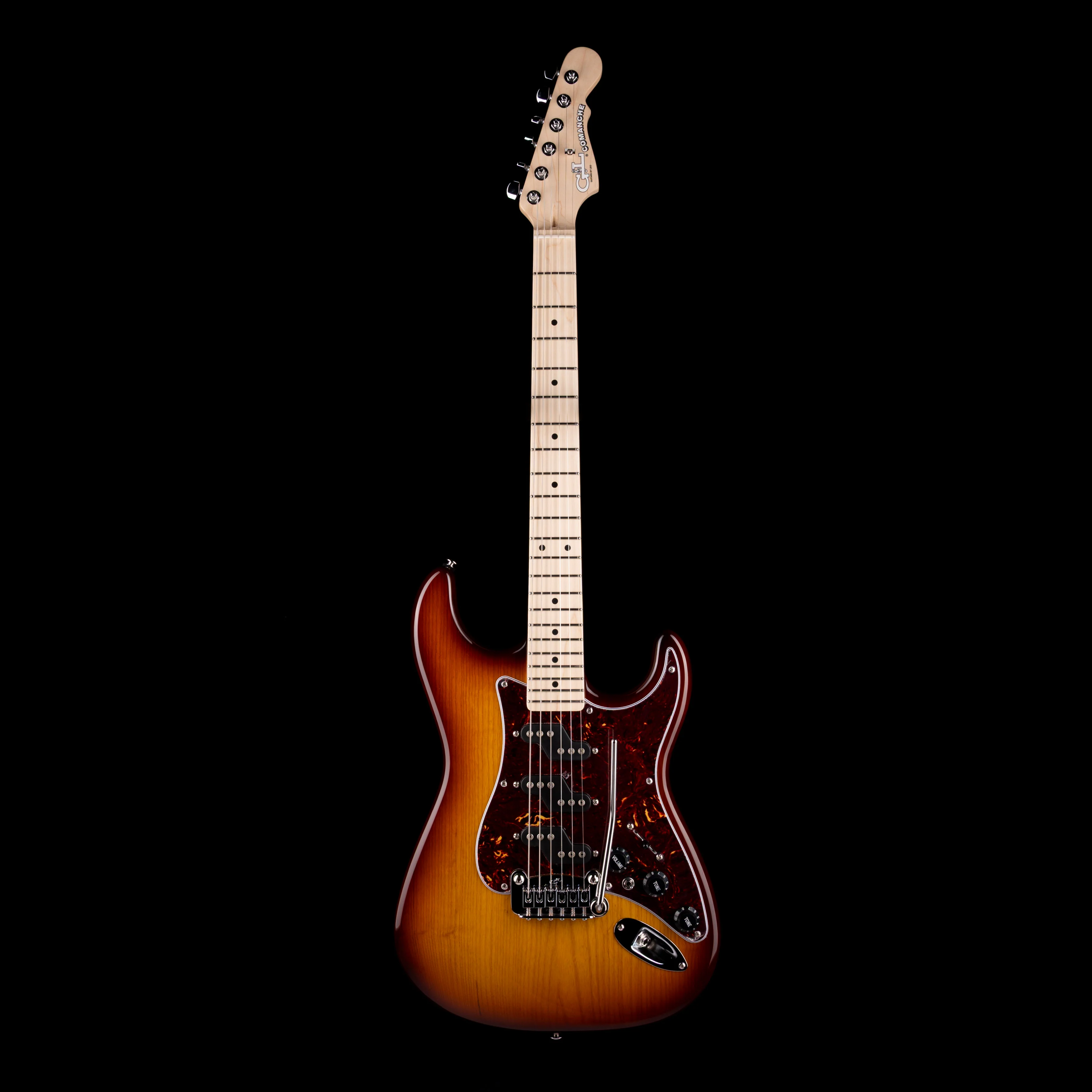 G&L  Fullerton Deluxe Comanche Old School Tobacco With Gig Bag - Image 2