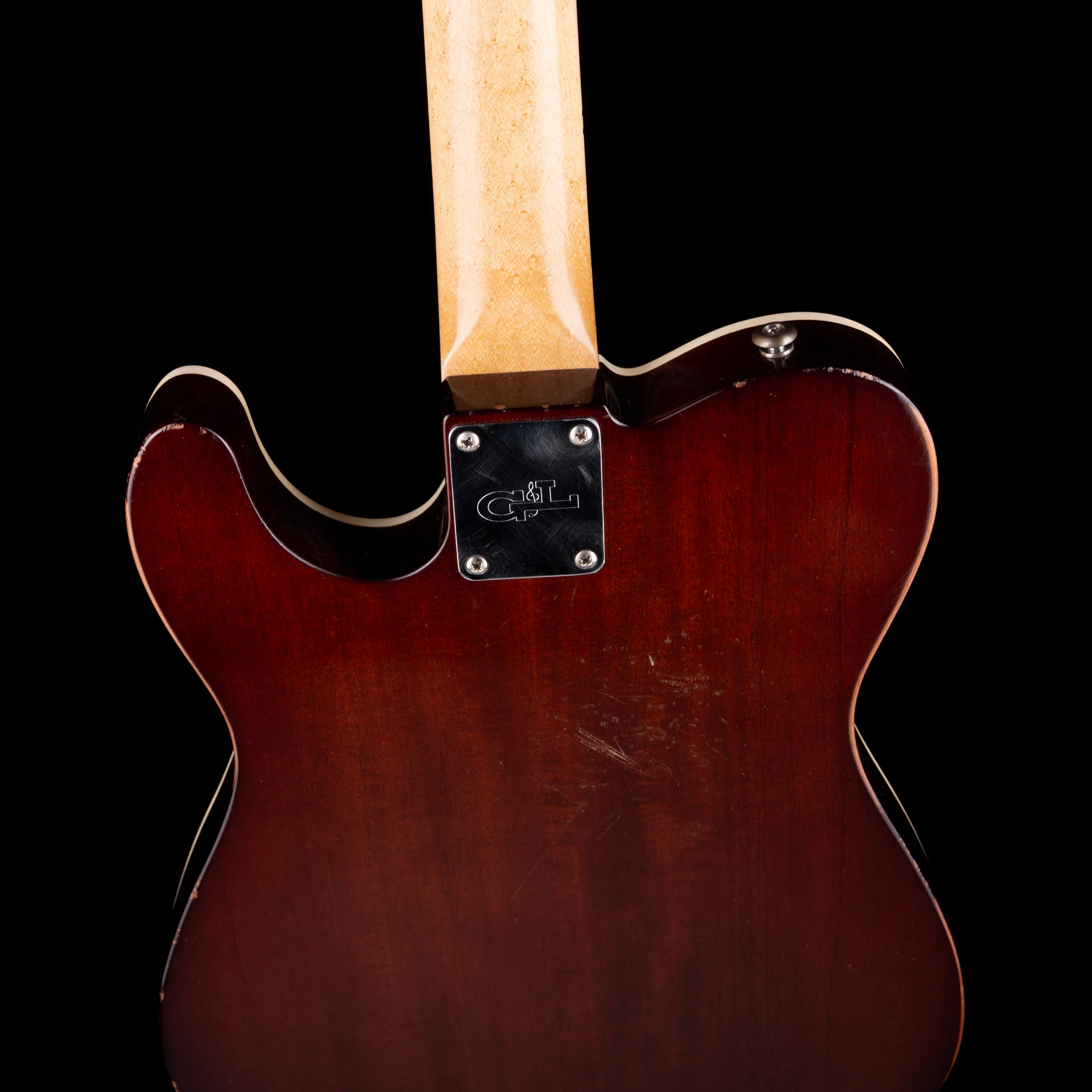 G&L Custom Shop Solamente Mahogany ASAT Tobacco Sunburst Electric Guitar With Soft Case - Image 10