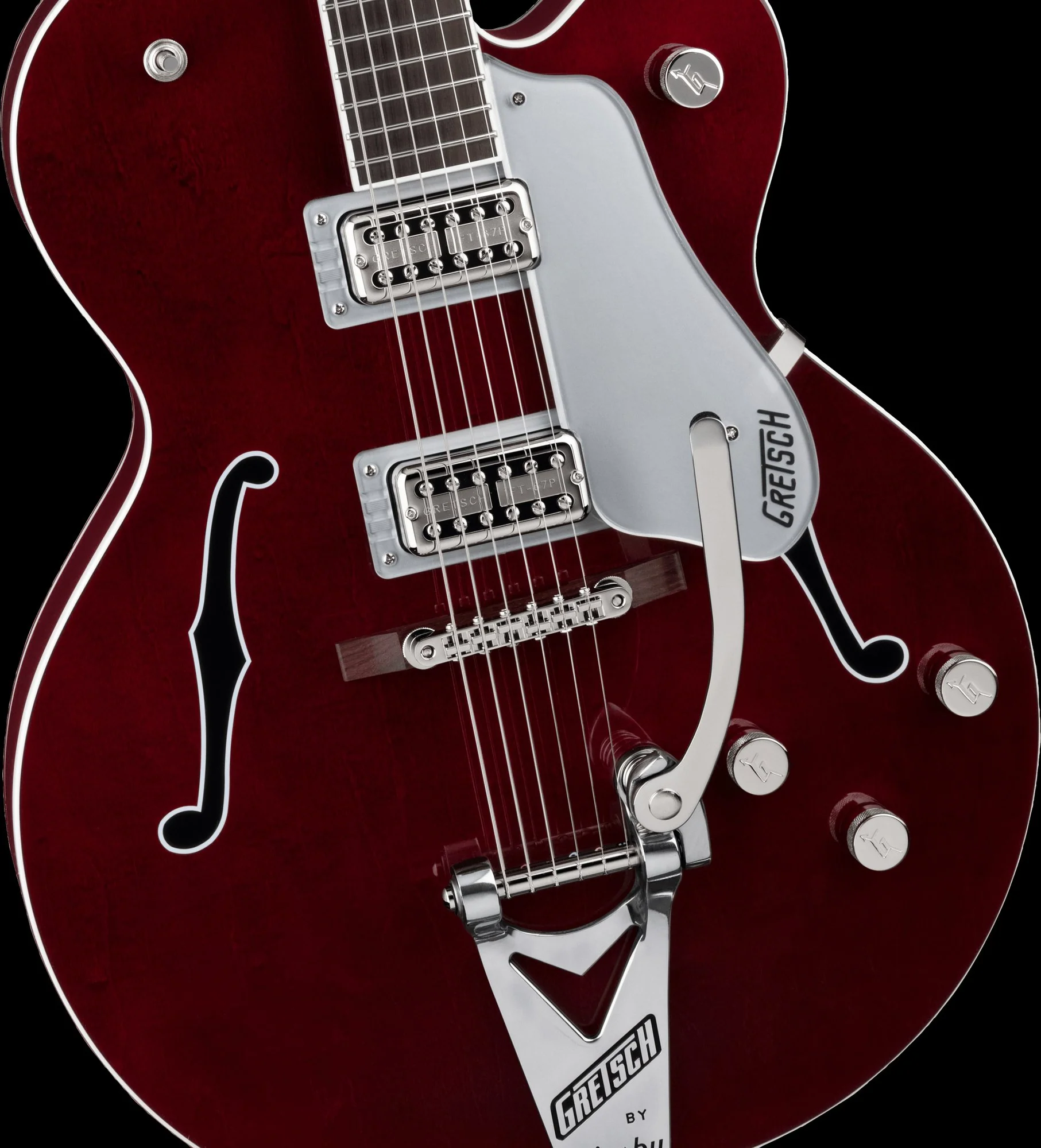 Gretsch G6119T-ET Players Edition Tennessee Rose Electrotone Hollow Body Dark Cherry Stain - Image 3