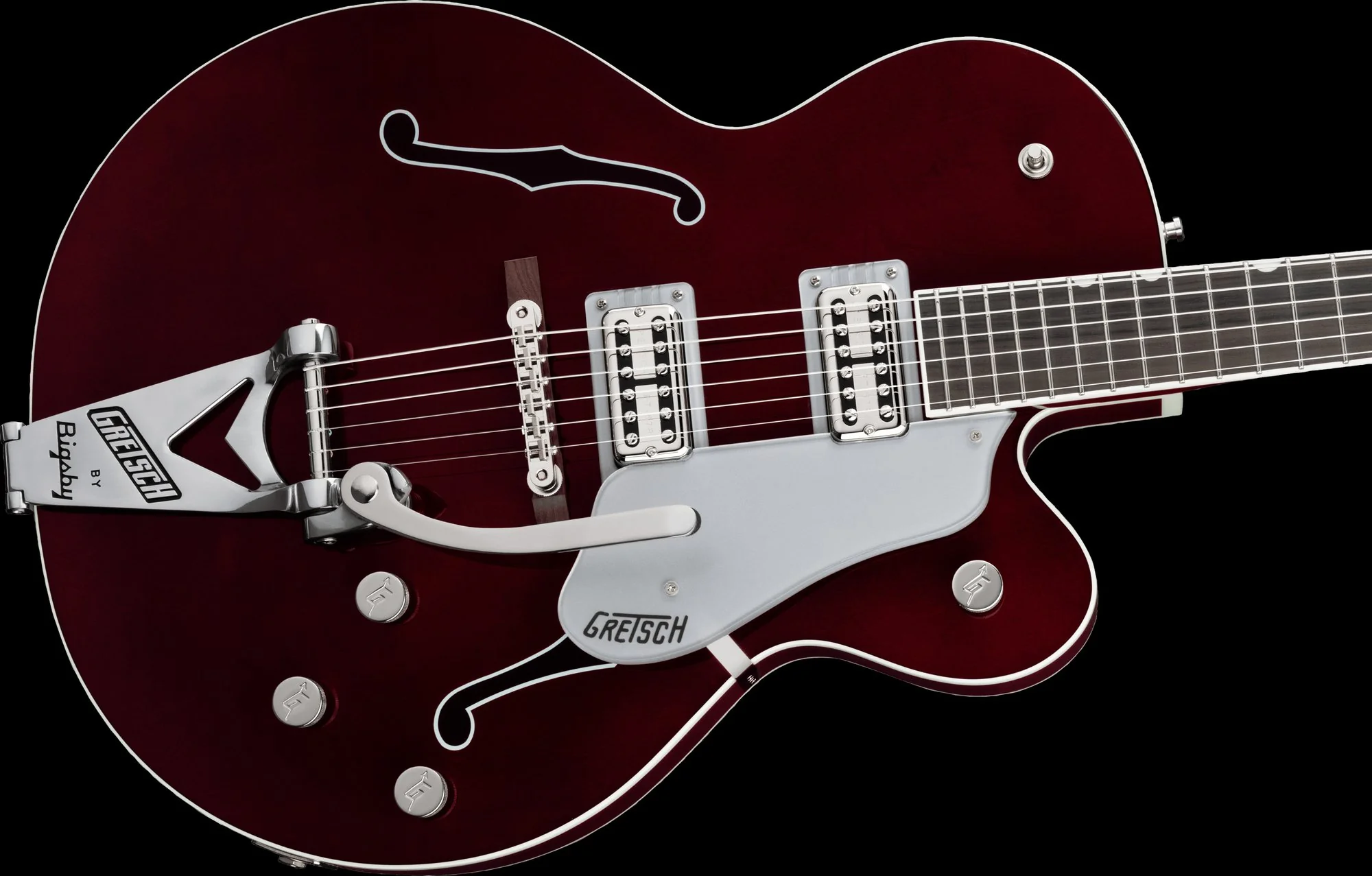 Gretsch G6119T-ET Players Edition Tennessee Rose Electrotone Hollow Body Dark Cherry Stain - Image 4