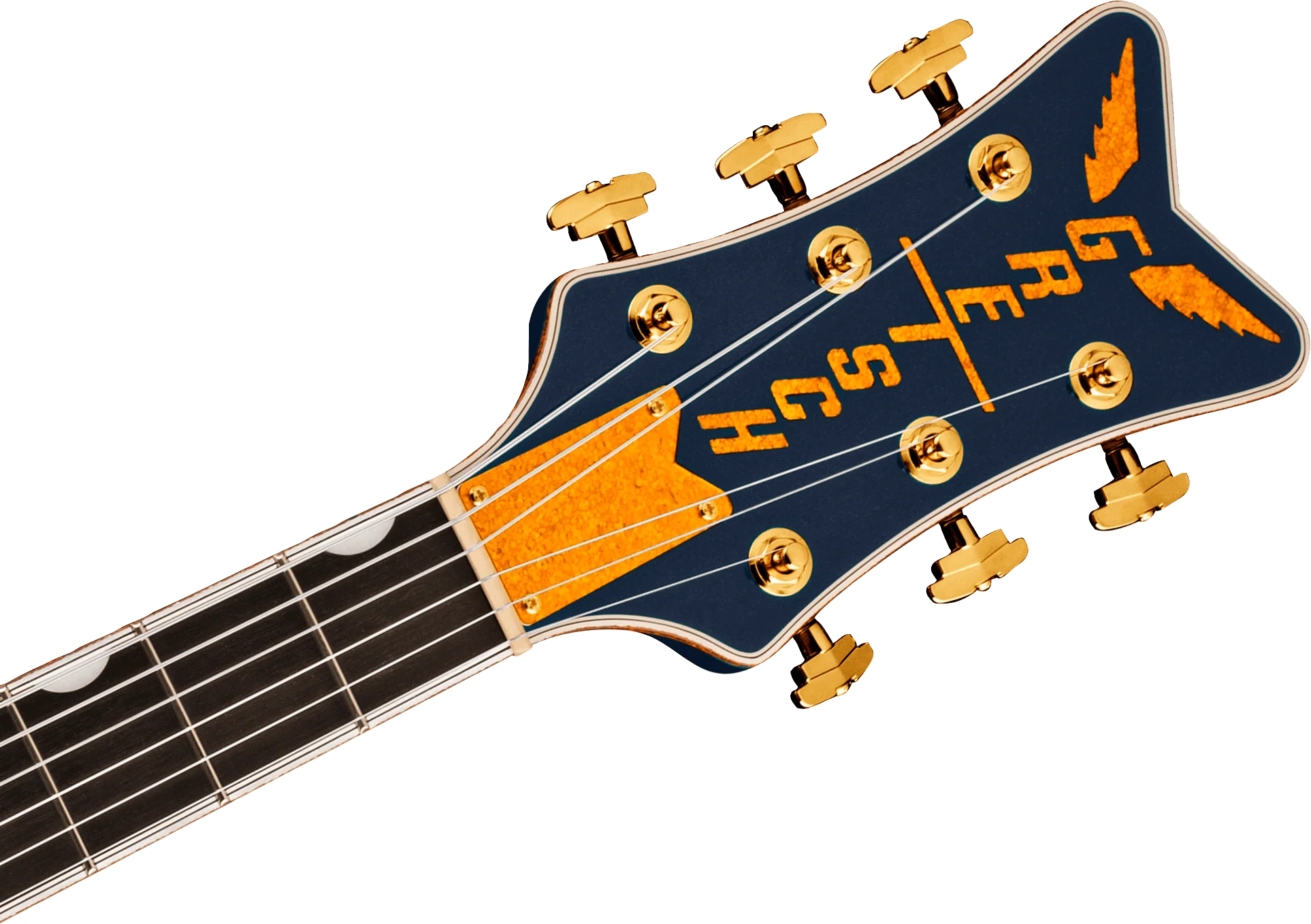 G6136TG Players Edition Falcon Hollow Body with String-Thru Bigsby and Gold Hardware Ebony Fingerboard Midnight Sapphire - Image 6