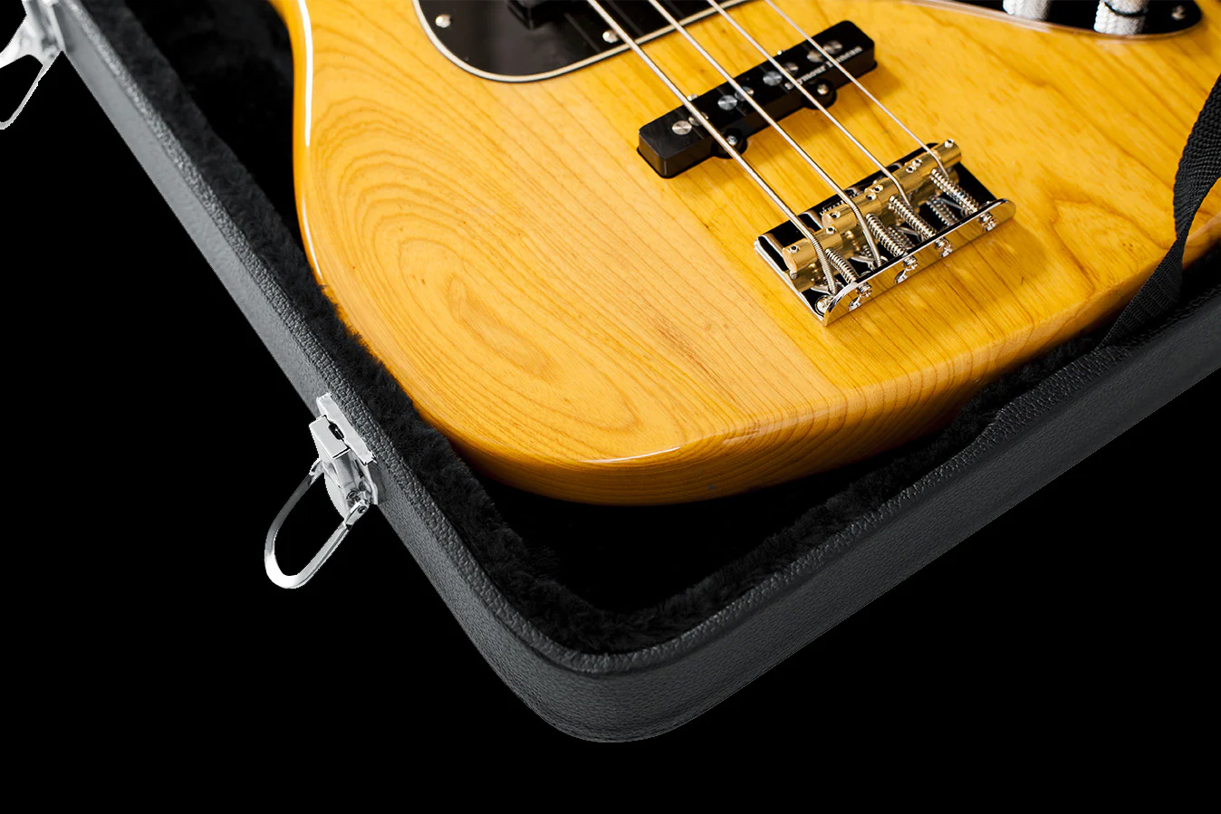 Gator GWE-BASS Bass Guitar Wood Case Economy Wood Case - Image 4