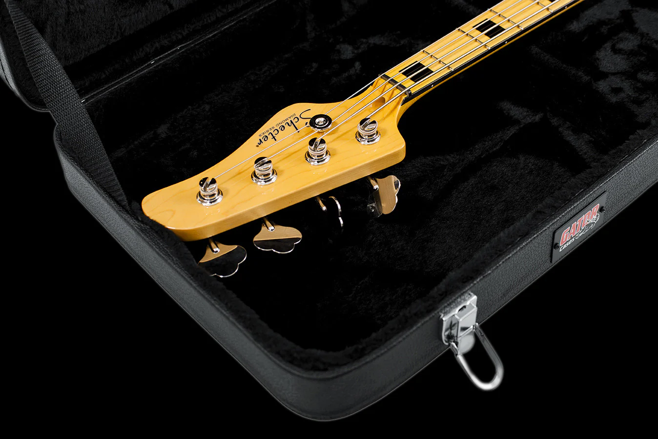 Gator GWE-BASS Bass Guitar Wood Case Economy Wood Case - Image 5