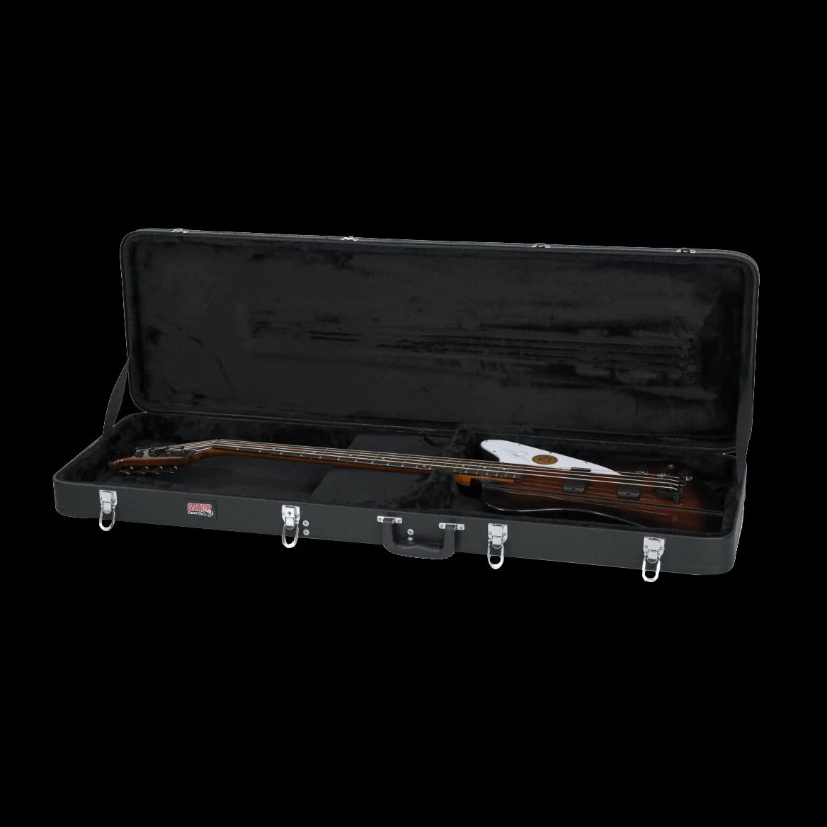 Gator GWE-TBIRD-BASS Thunderbird Bass Guitar Wood Case Economy Wood Case - Image 3