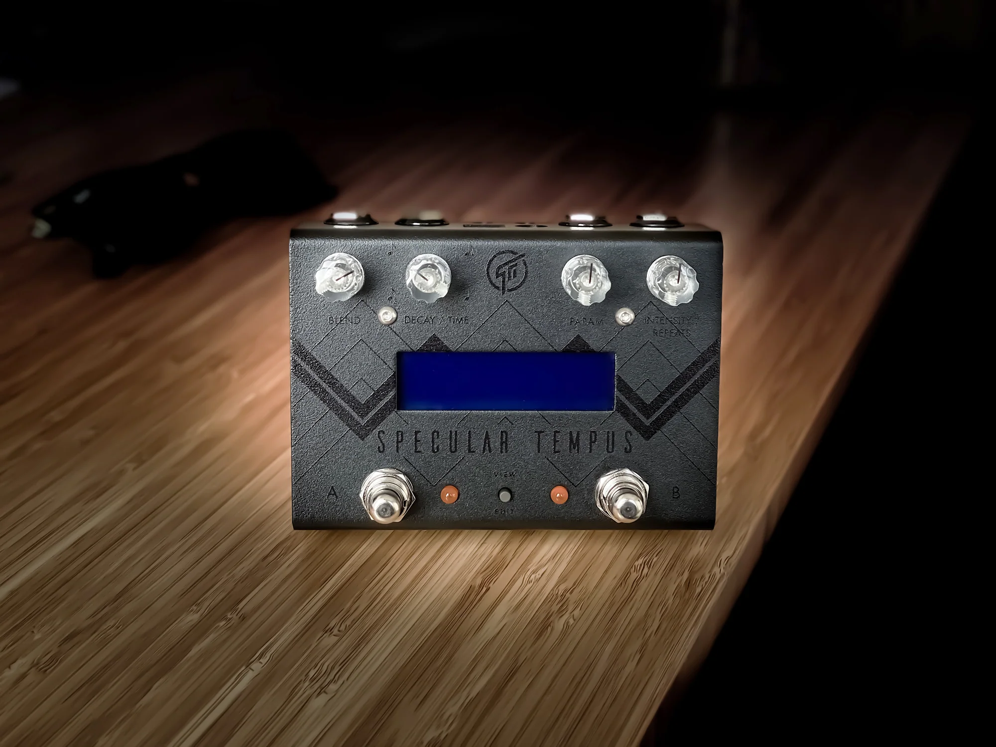 GFI System Limited Edition Blackout Specular Tempus Reverb and Delay Guitar Effect Pedal