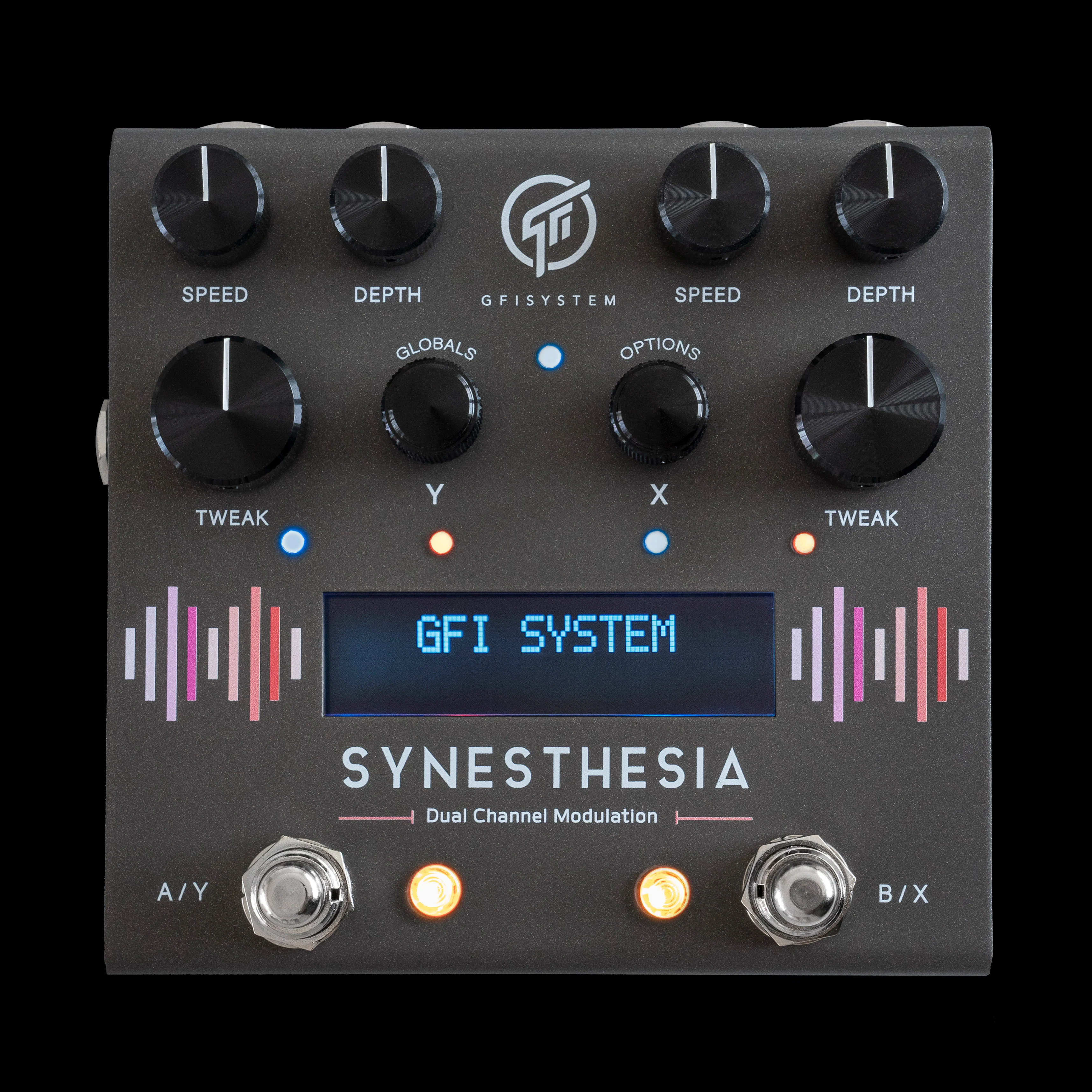 GFI System Synesthesia Dual-Engine Modulation Guitar Effect Pedal