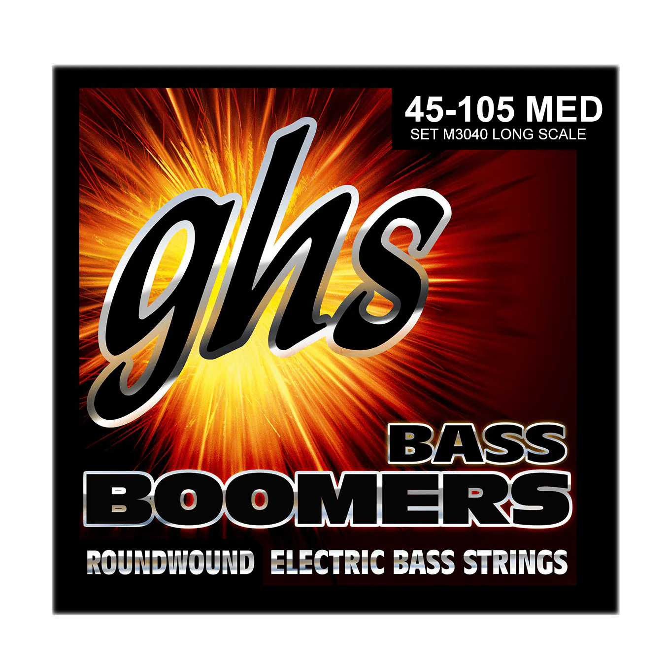 GHS 3040 Bass Boomers Medium Scale Regular Electric Bass Strings - Image 2