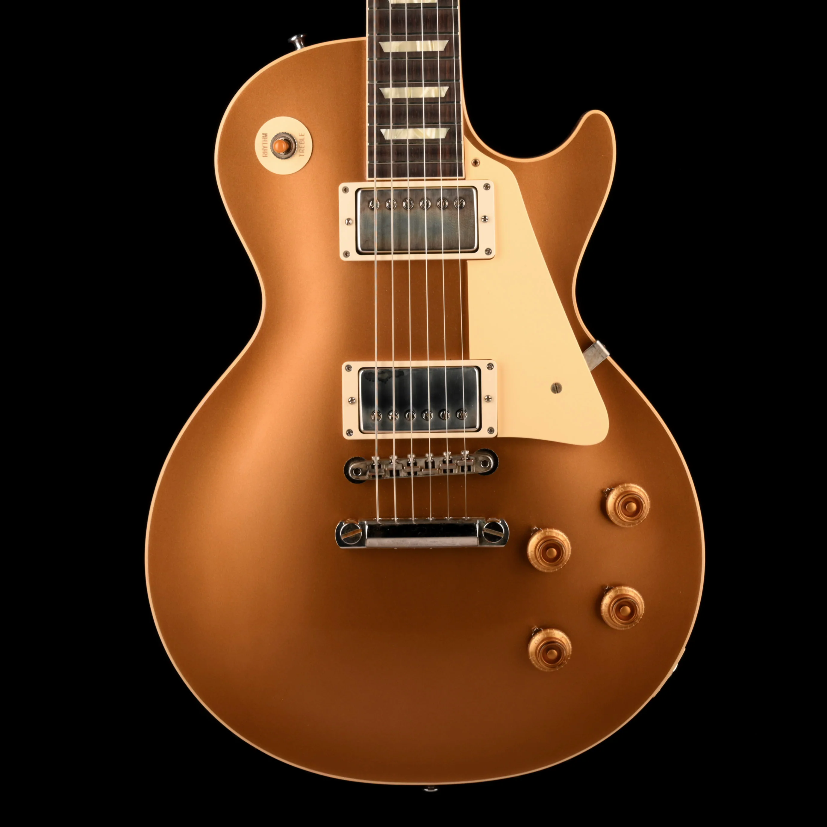 Gibson Custom Shop 1957 Les Paul Goldtop Reissue VOS Double Gold Electric Guitar With Case