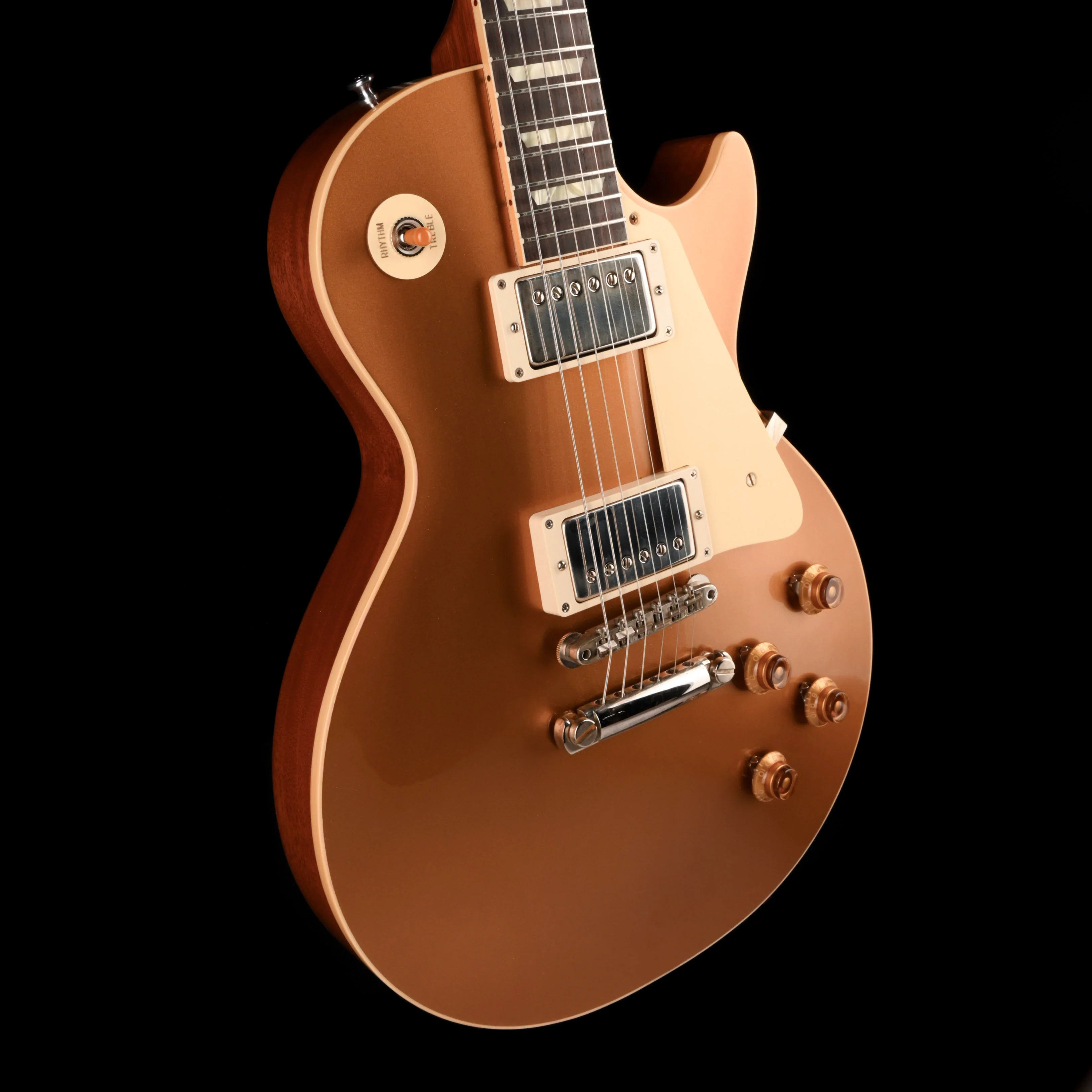 Gibson Custom Shop 1957 Les Paul Goldtop Reissue VOS Double Gold Electric Guitar With Case - Image 6