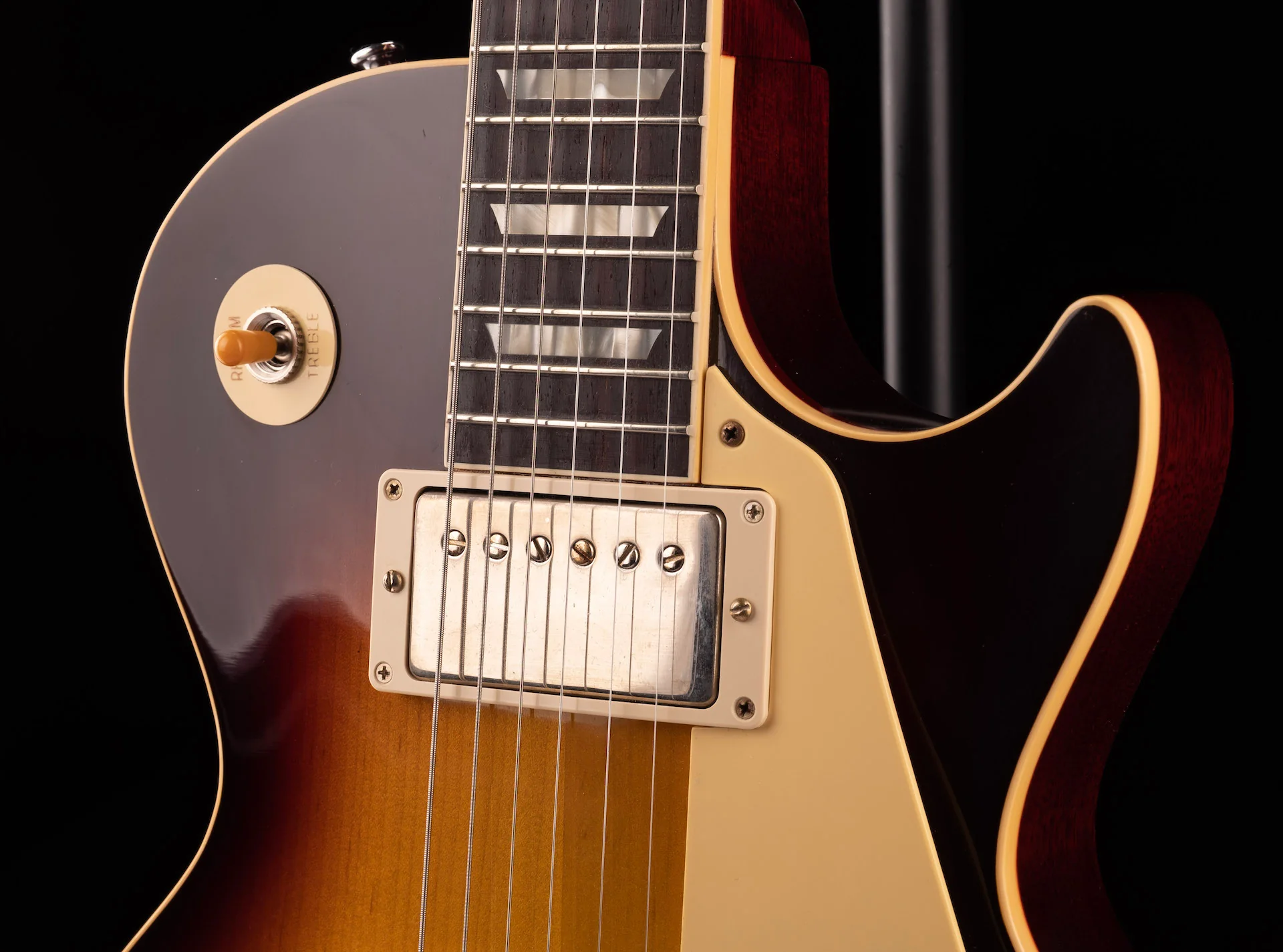 Gibson Custom Shop 1958 Les Paul Standard Reissue VOS Bourbon Burst Electric Guitar With Case - Image 11